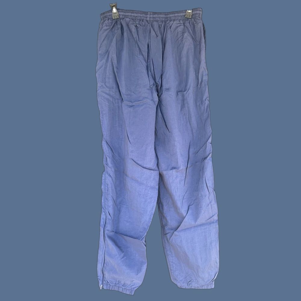 Nike VINTAGE Nike Track Pants Mens L Navy Lined Joggers Tapered Nylon Windbreaker 90s Mens Size US 33 - 1 Thumbnail