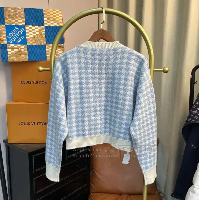 Miu Miu Miu Miu Blue Wool Women's Cardigan . Size L / US 10 / IT 46 - 2 Thumbnail