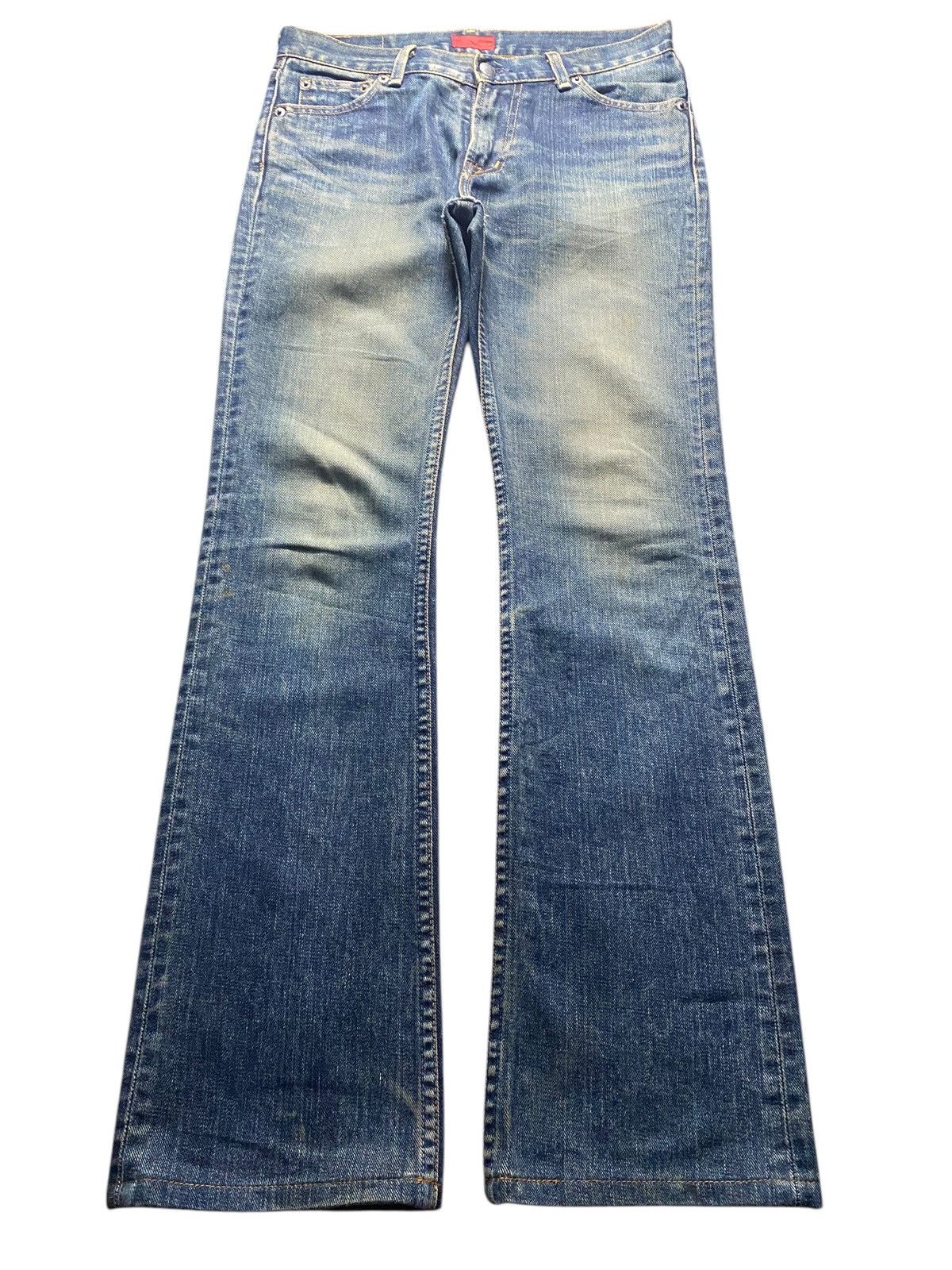 Japanese Brand Japanese Brand D’un Da dix Mud Wash Bootcut Style Jeans Size US 30 / EU 46 - 3 Thumbnail