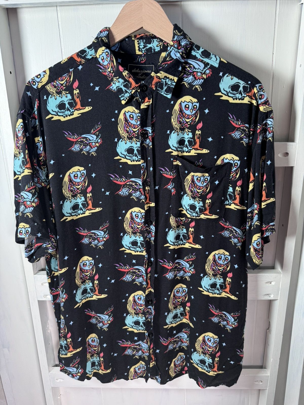 Delusion Skull Hawaiian shirt Size US M / EU 48-50 / 2 - 1 Thumbnail