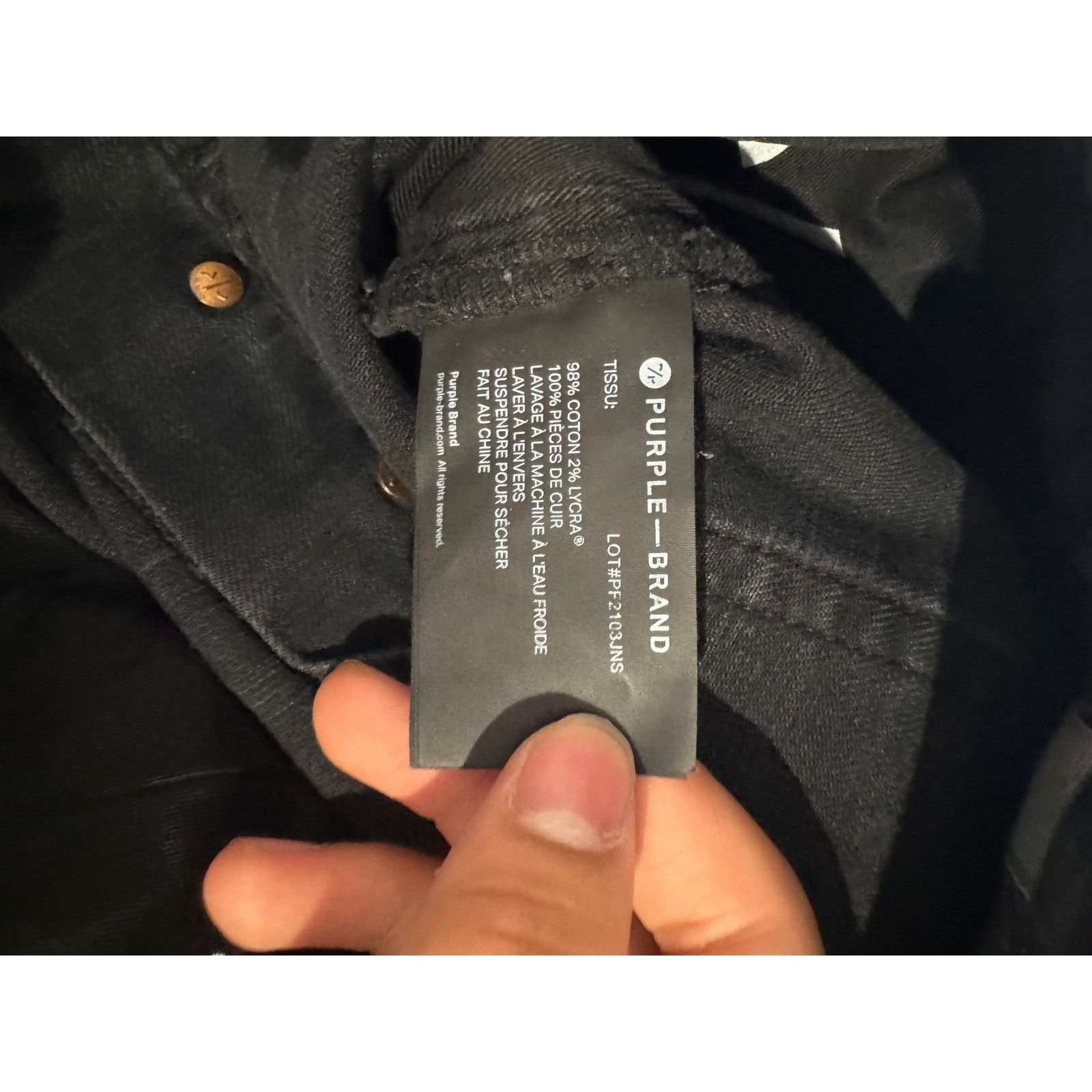 Purple Brand Purple Jeans Black Ripped Used 38 Size US 38 / EU 54 - 5 Thumbnail