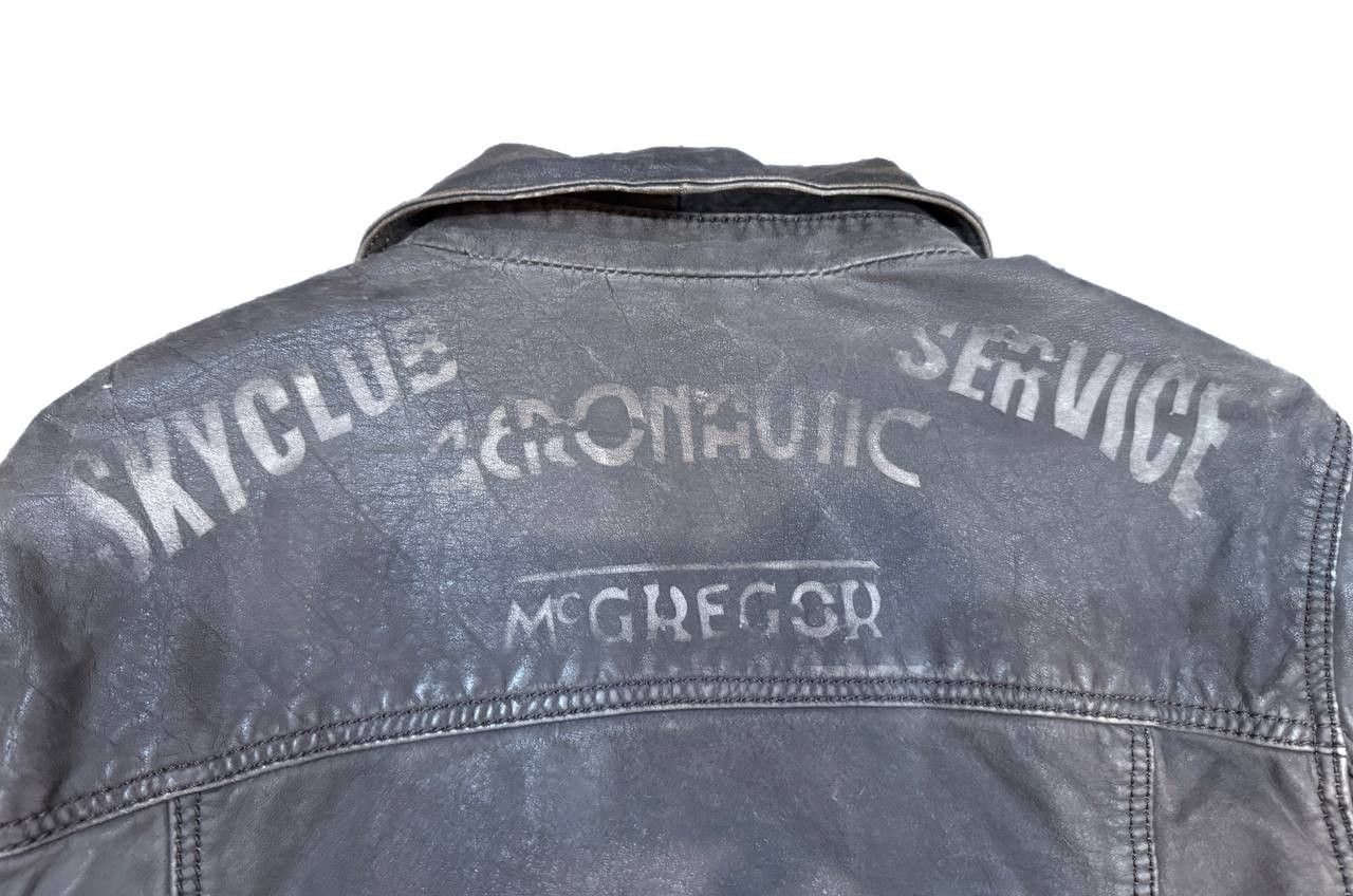 McGregor Vintage McGregor Motorcycle Leather Bomber / Flight Jacket Size US L / EU 52-54 / 3 - 12 Thumbnail