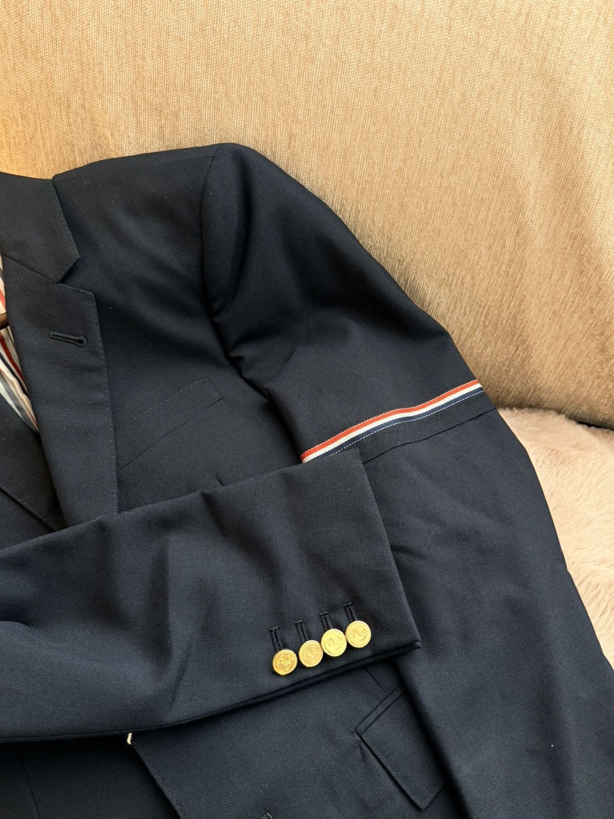 Thom Browne Thom Browne High Armhole Sport Coat Blazer Size 38R - 4 Thumbnail