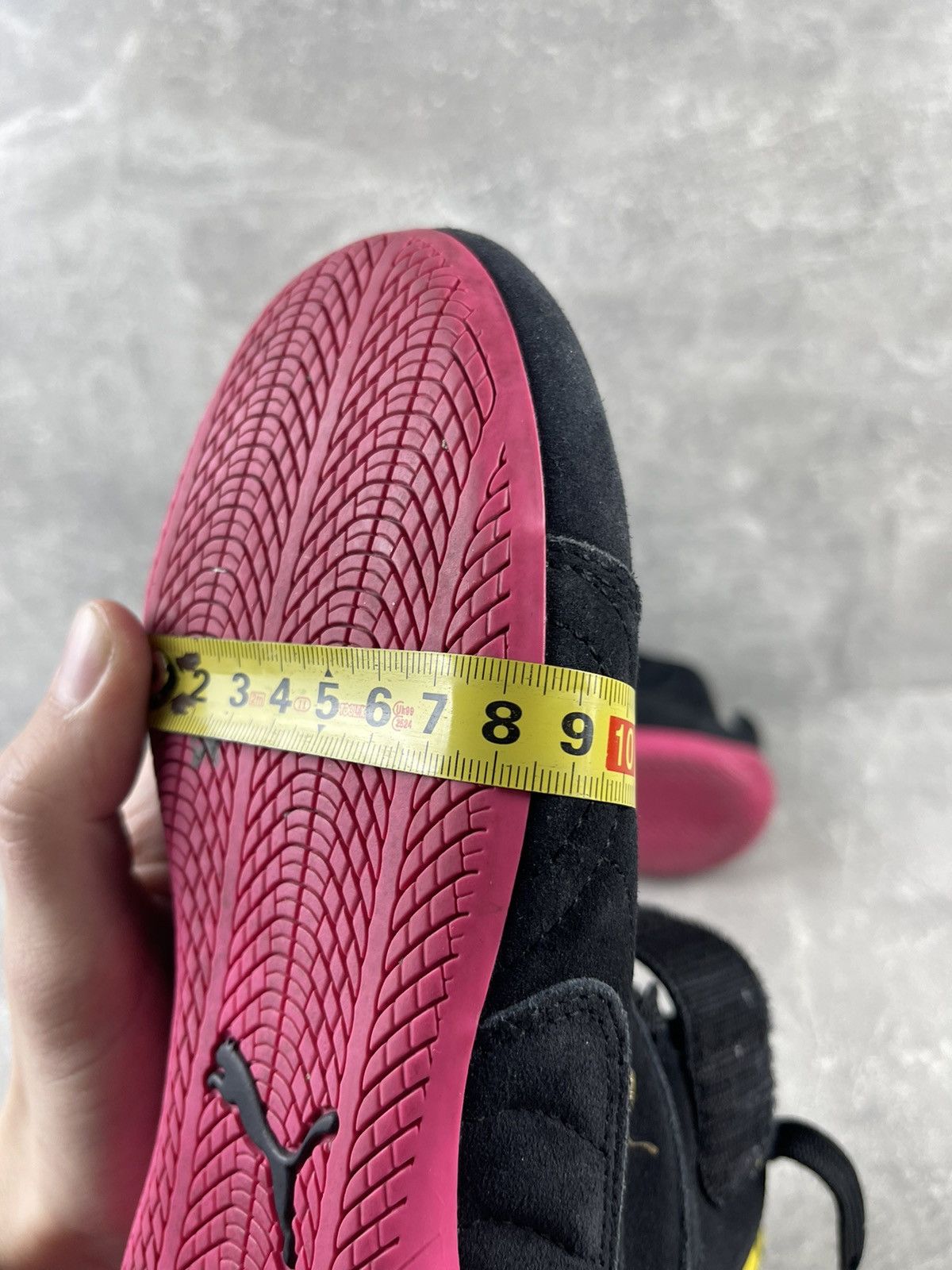 Puma × Vintage Vintage PUMA Women's Sparco Driver Suede Black Hi Sneakers Size US 7.5 / IT 37.5 - 12 Thumbnail