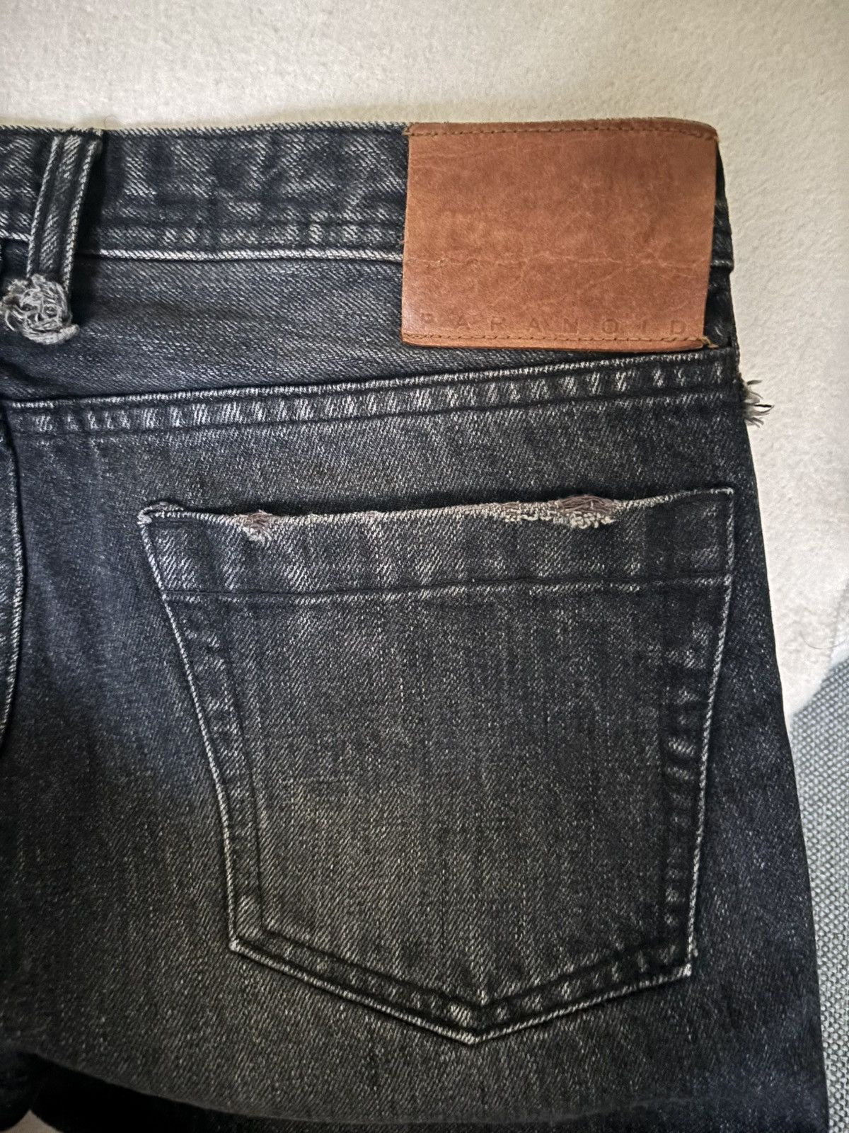 Japanese Brand Archive Paranoid Japanese Stacked Flared Jeans Size US 27 - 5 Thumbnail