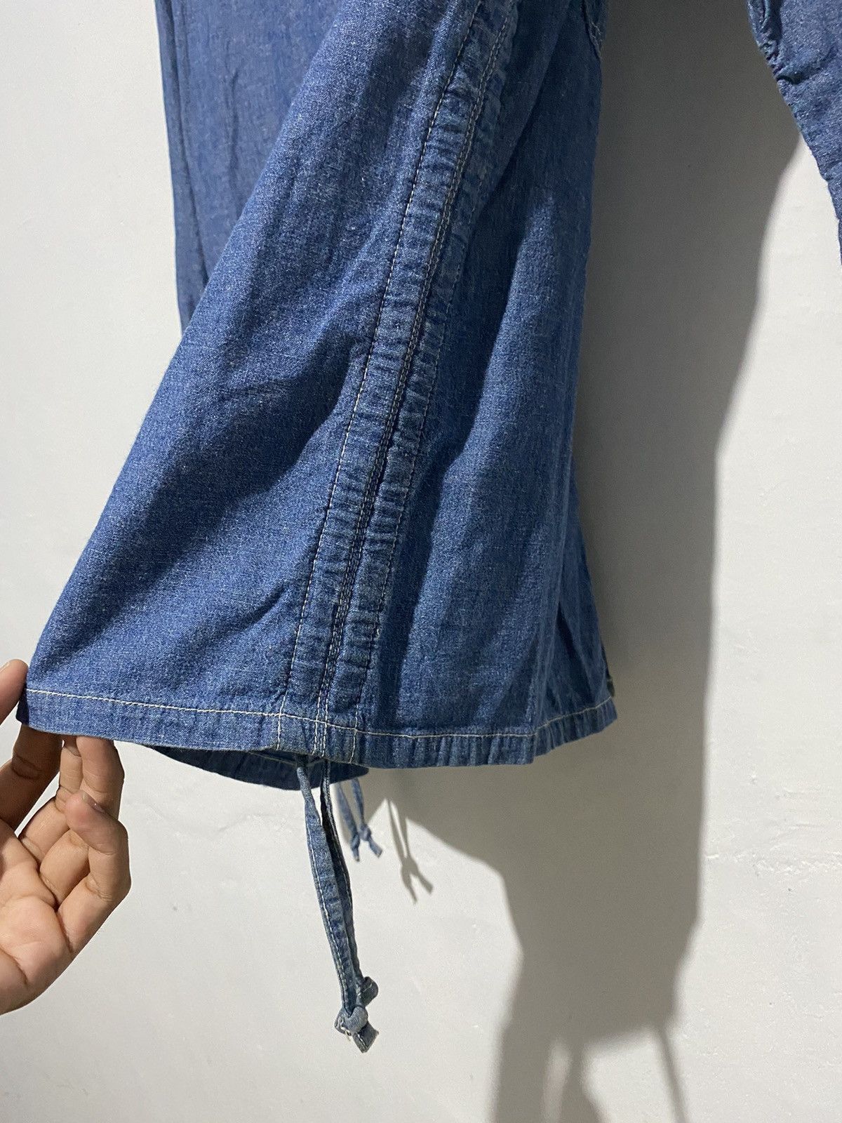 Edwin × Japanese Brand × Vintage 1990s edwin over works factory denim shirt Size US L / EU 52-54 / 3 - 7 Thumbnail