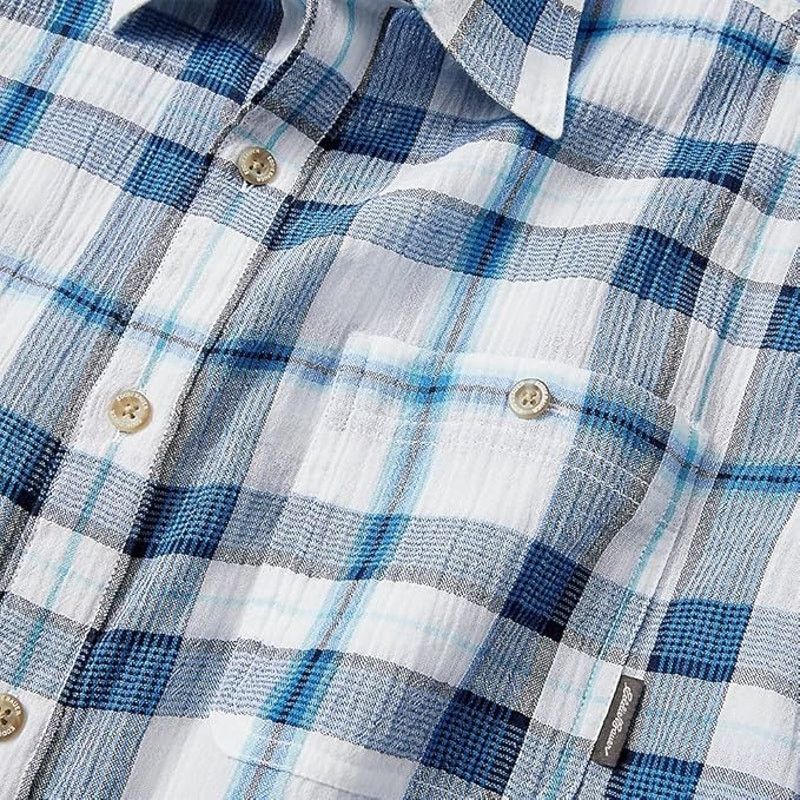 Eddie Bauer New Eddie Bauer Mens Small Cotton Short Sleeve Button Shirt Size US S / EU 44-46 / 1 - 2 Thumbnail