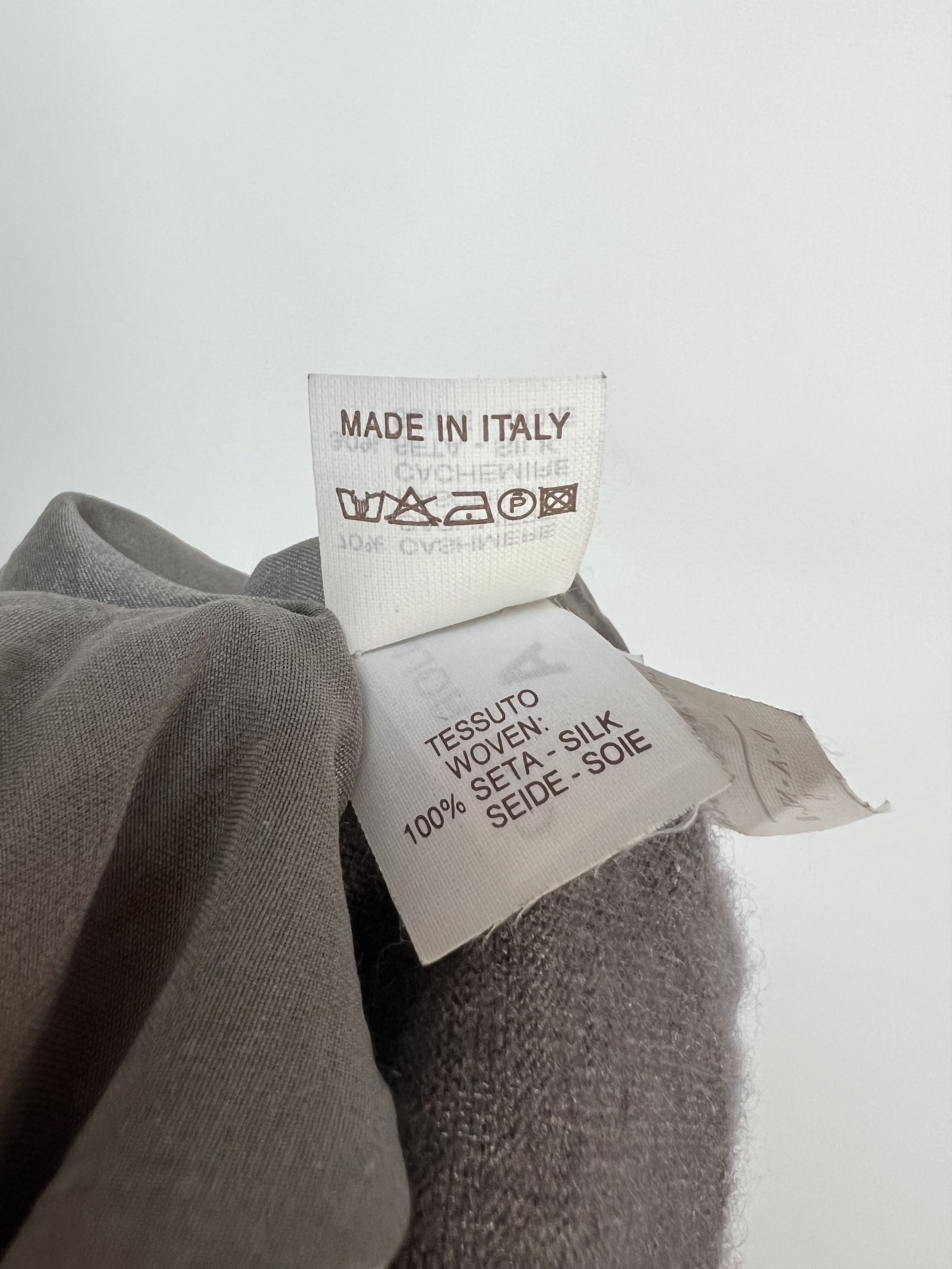 Brunello Cucinelli Brunello Cucinelli Gray Cashmere Silk Sweater Pullover Size M / US 6-8 / IT 42-44 - 13 Thumbnail