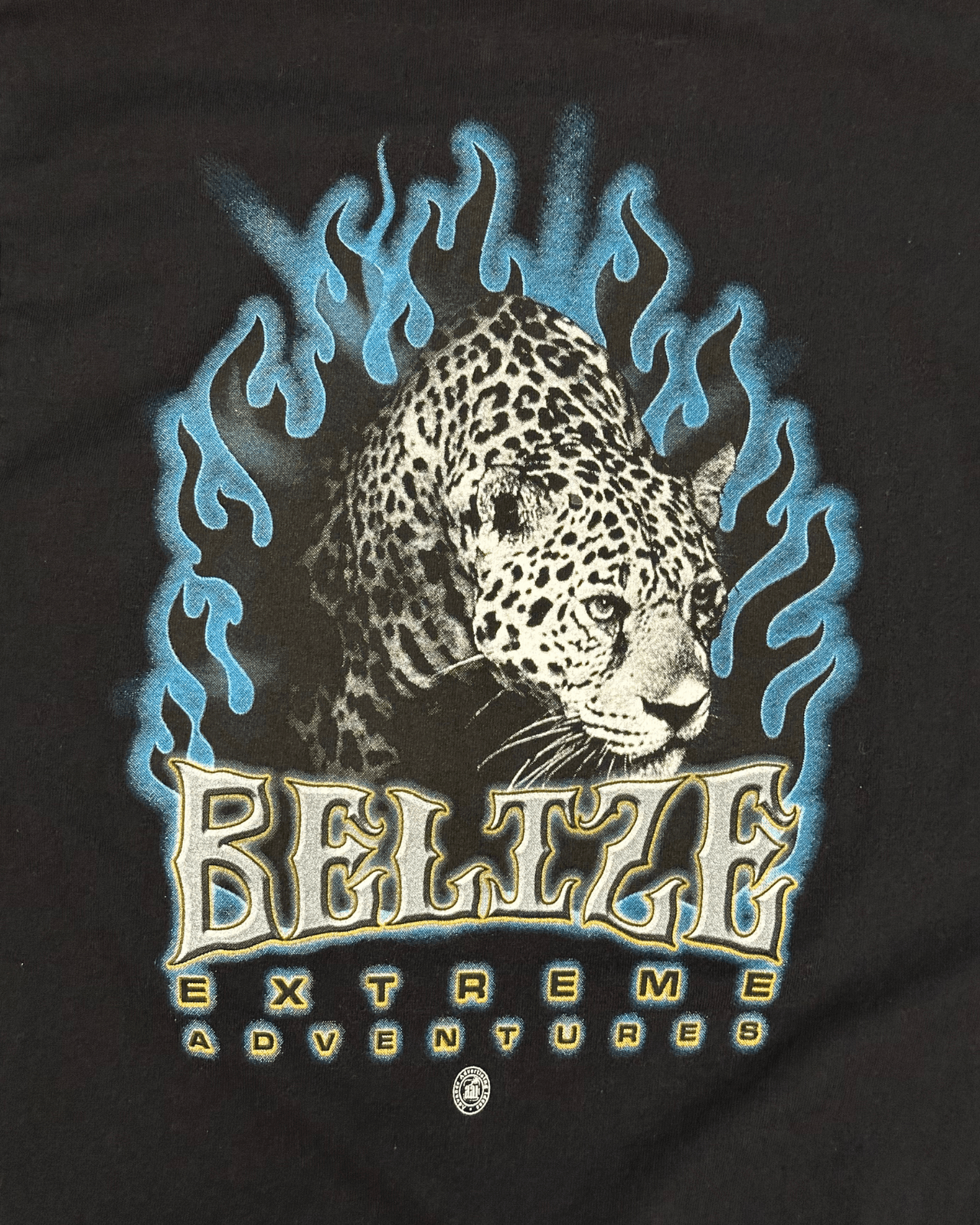 Fruit Of The Loom × Vintage Vintage Belize Extreme Adventures Jaguar T-Shirt Size Small Size US S / EU 44-46 / 1 - 3 Thumbnail
