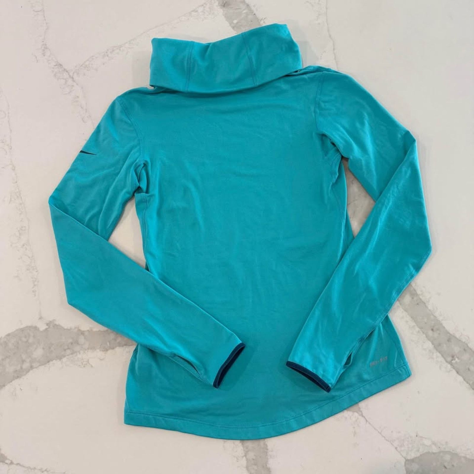Nike Nike Pro DriFit CowlNeck Long Sleeve Running Top Women Small Size S / US 4 / IT 40 - 7 Thumbnail