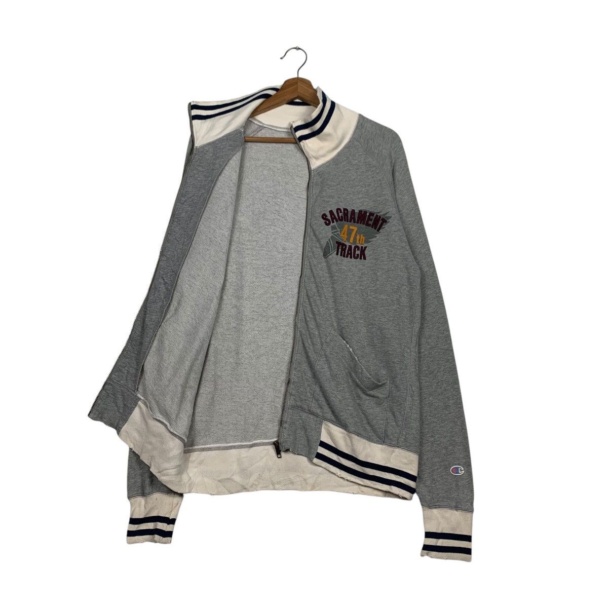 Champion Repro Vtg CHAMPION Sacrament 47th Track Sweater #2205-C97 Size US L / EU 52-54 / 3 - 9 Thumbnail