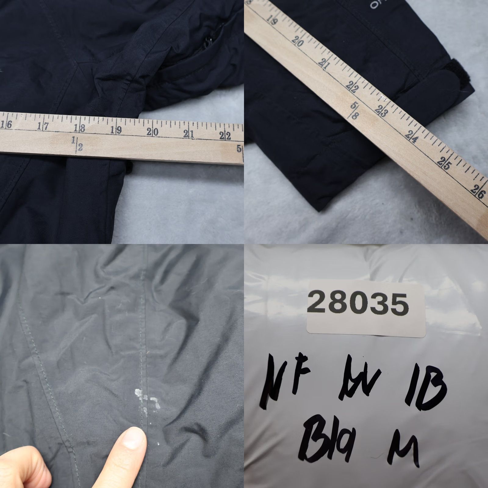 Vintage Columbia Jacket Womens M Black Titanium 3-in-1 Shell Insulated Waterproof Nylon Zipper Pockets Winter Casual Travel Workwear Size M / US 6-8 / IT 42-44 - 10 Thumbnail