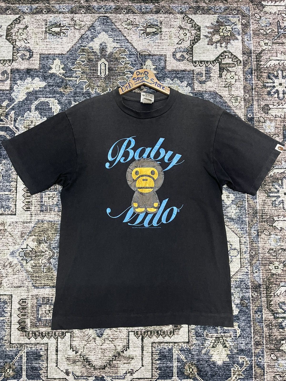 🇯🇵VINTAGE Y2K BABY MILO BY BATHING APE TEE VERY RARE