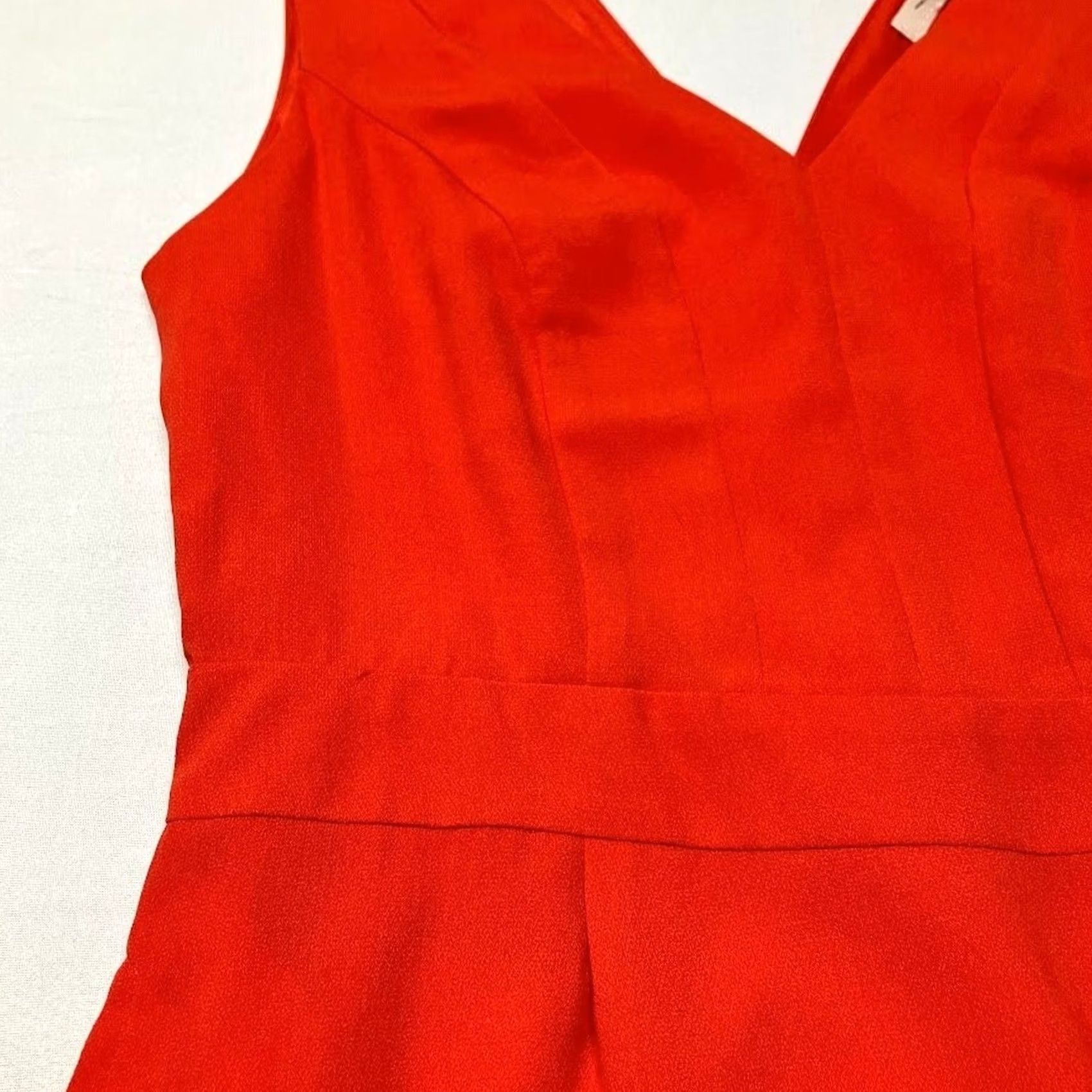Forever 21 FOREVER 21 Red V-Neck Sleeveless Mini Sheath Tank Dress S NWT Size S / US 4 / IT 40 - 3 Thumbnail