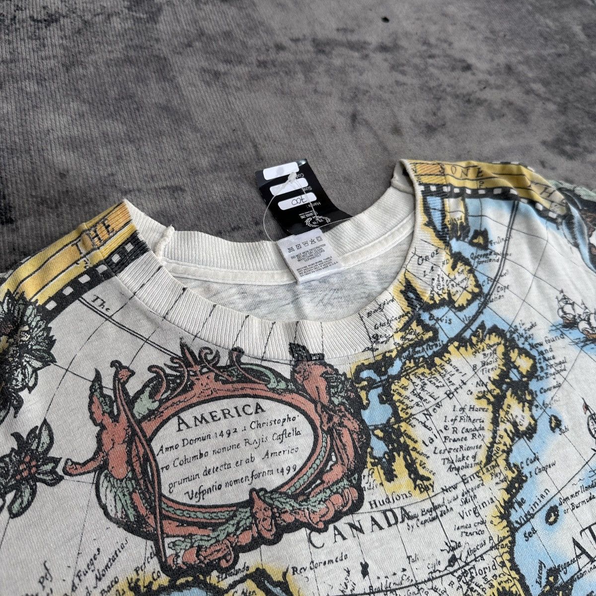 Fruit Of The Loom Vintage atlas fotl 90s Size US XXL / EU 58 / 5 - 2 Thumbnail