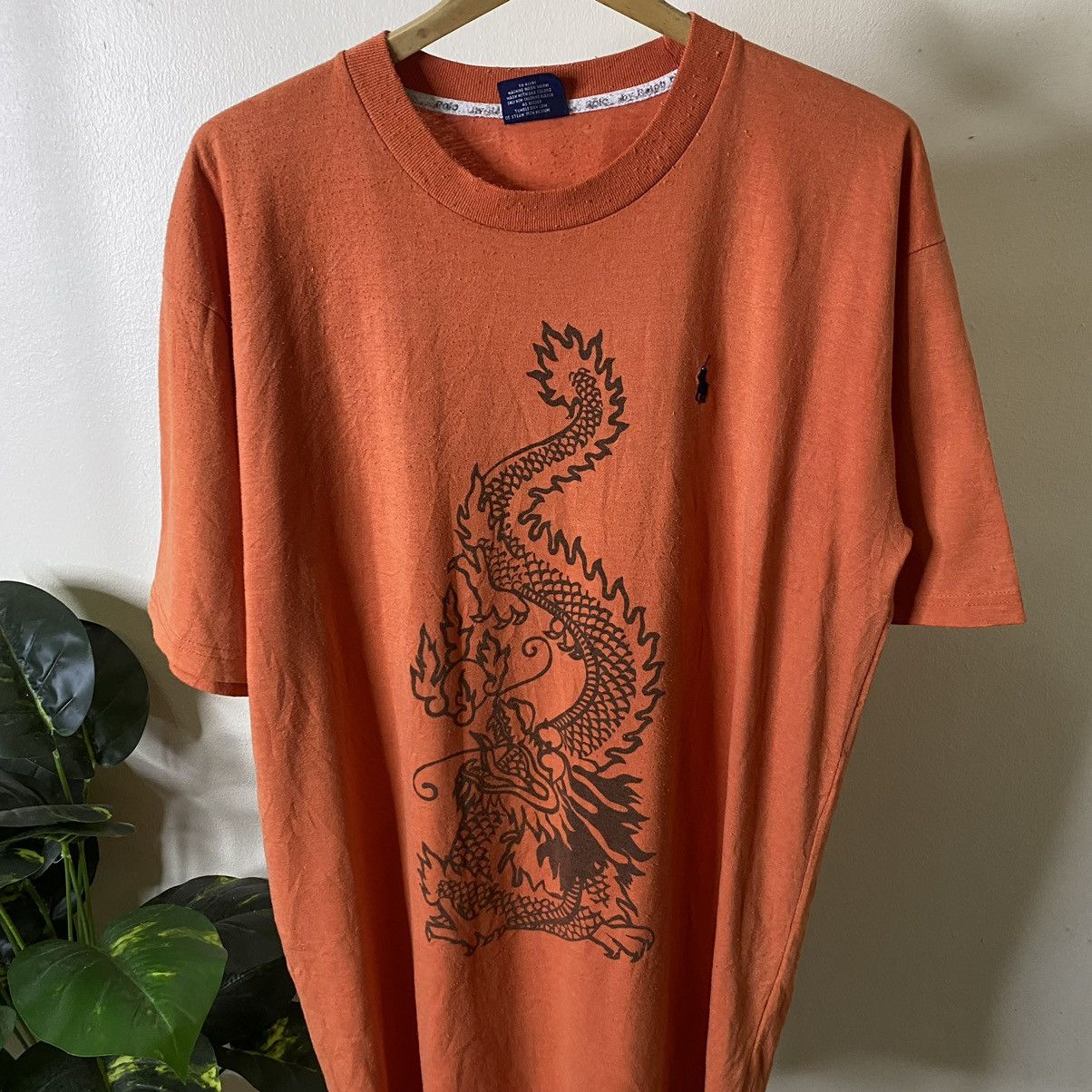 Polo Ralph Lauren Vintage 90s Polo Ralph Lauren Dragon Stussy Style Tee Size US L / EU 52-54 / 3 - 2 Thumbnail