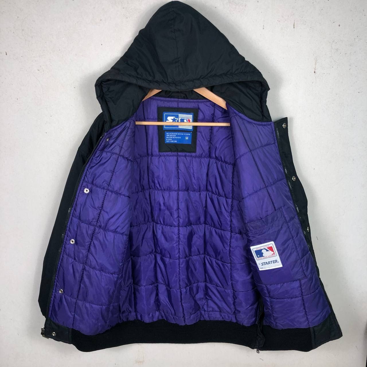 Starter Vintage 90s Starter MLB Rockies Bomber Jacket Size US M / EU 48-50 / 2 - 3 Thumbnail