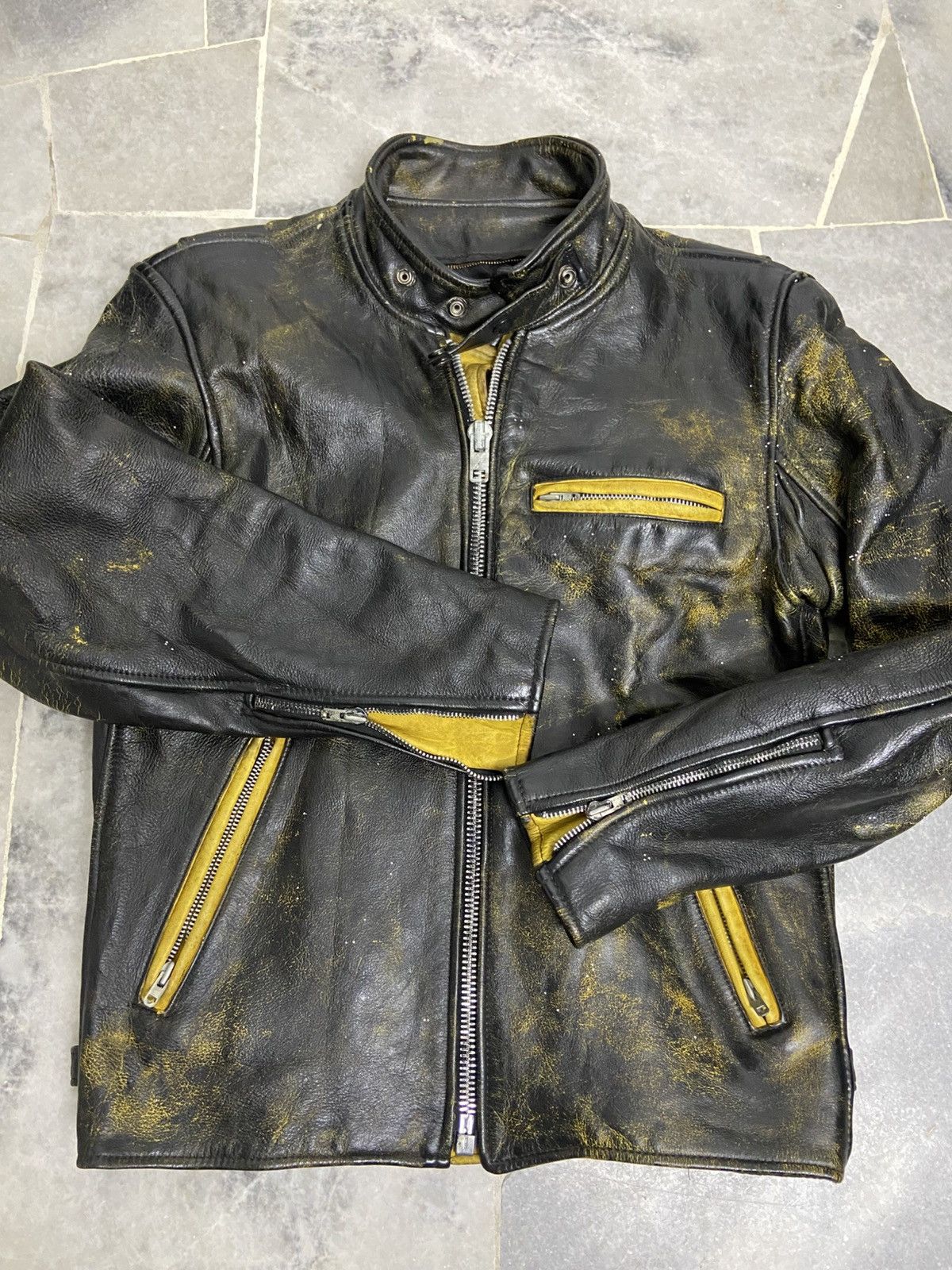 Branded Leather Branded Garments Inc Leather Care Racer Motorcycle jacket Size US S / EU 44-46 / 1 - 8 Thumbnail