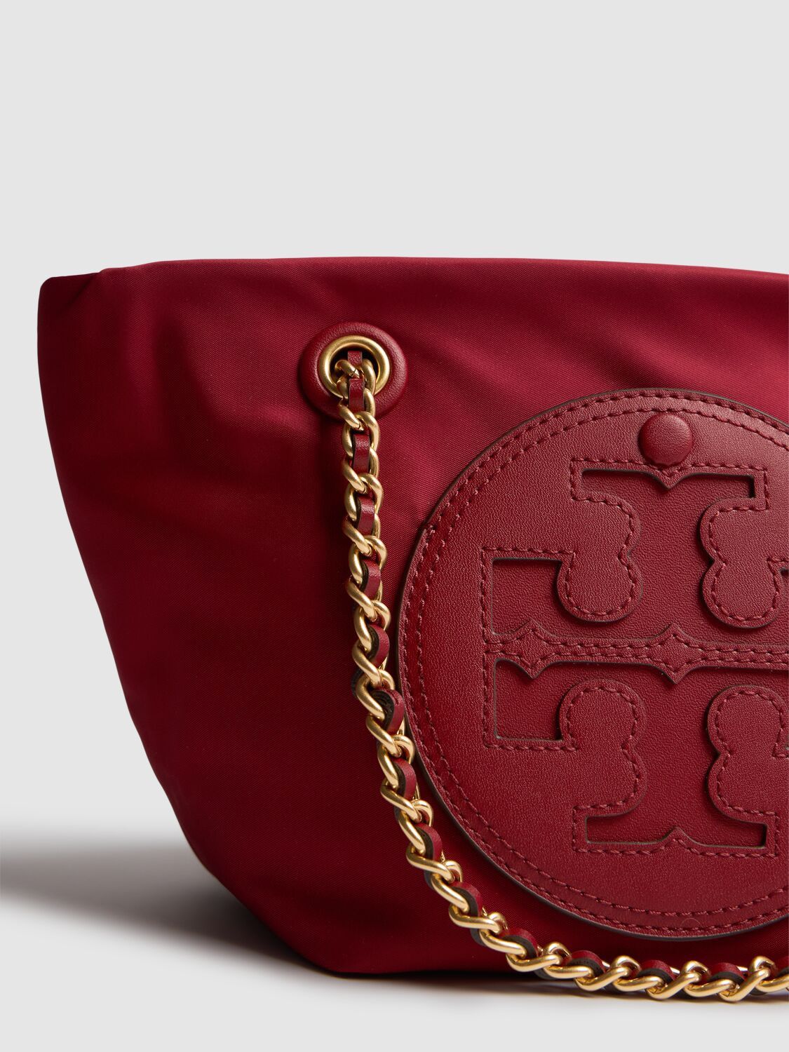 Tory Burch o1s22i1n1024 Size: OS / Small Ella Shoulder Bag in Burgundy Size ONE SIZE - 4 Thumbnail