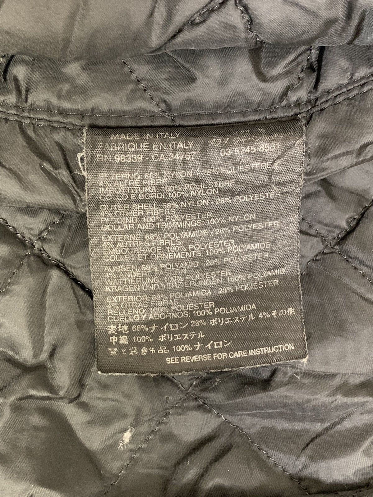 Prada Archival Prada Linea Rossa Nylon Quilted Long Jacket Black Size M / US 6-8 / IT 42-44 - 21 Thumbnail