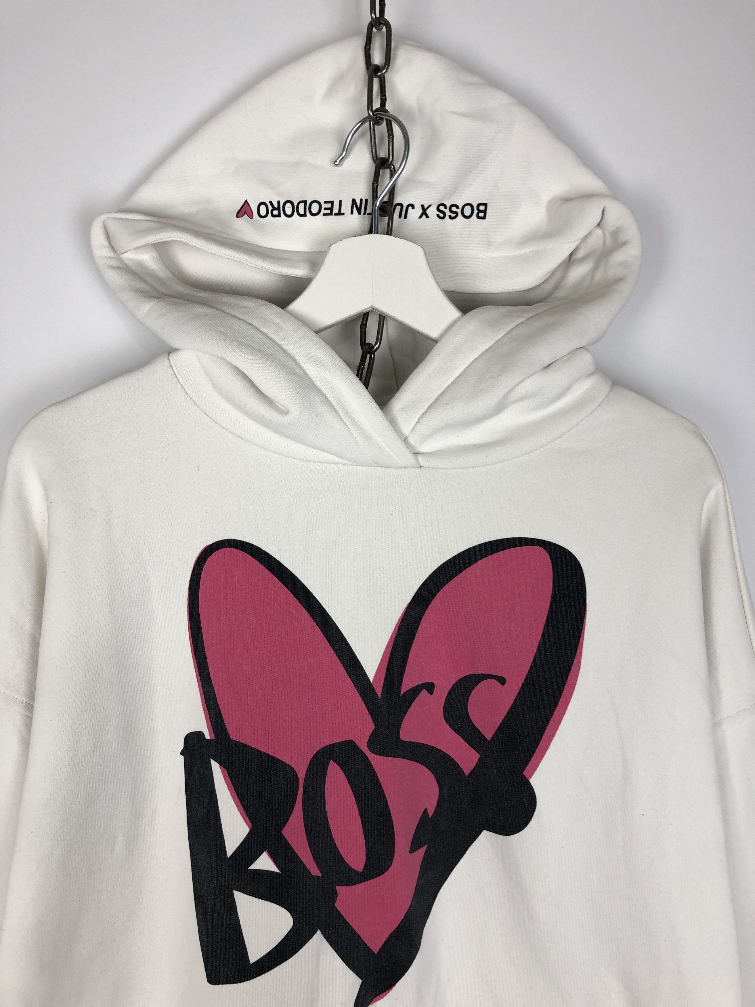 Hugo Boss Hugo Boss x Justin Teodoro Hoodie Pullover White size M Size US M / EU 48-50 / 2 - 2 Thumbnail