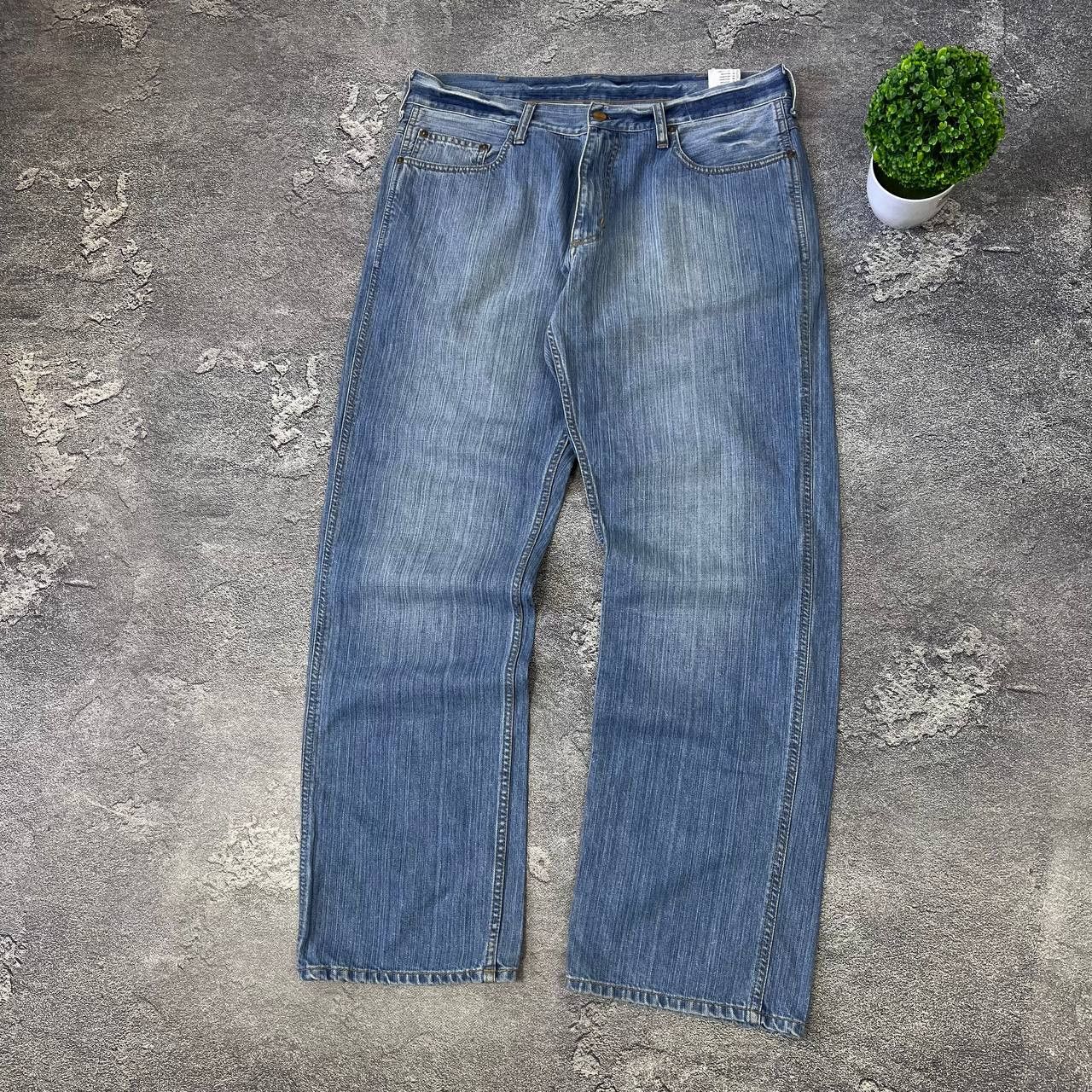 Carhartt Wip Vintage Carhartt Western Pant Blue Size 34x320 Straight Size US 33 - 20 Thumbnail