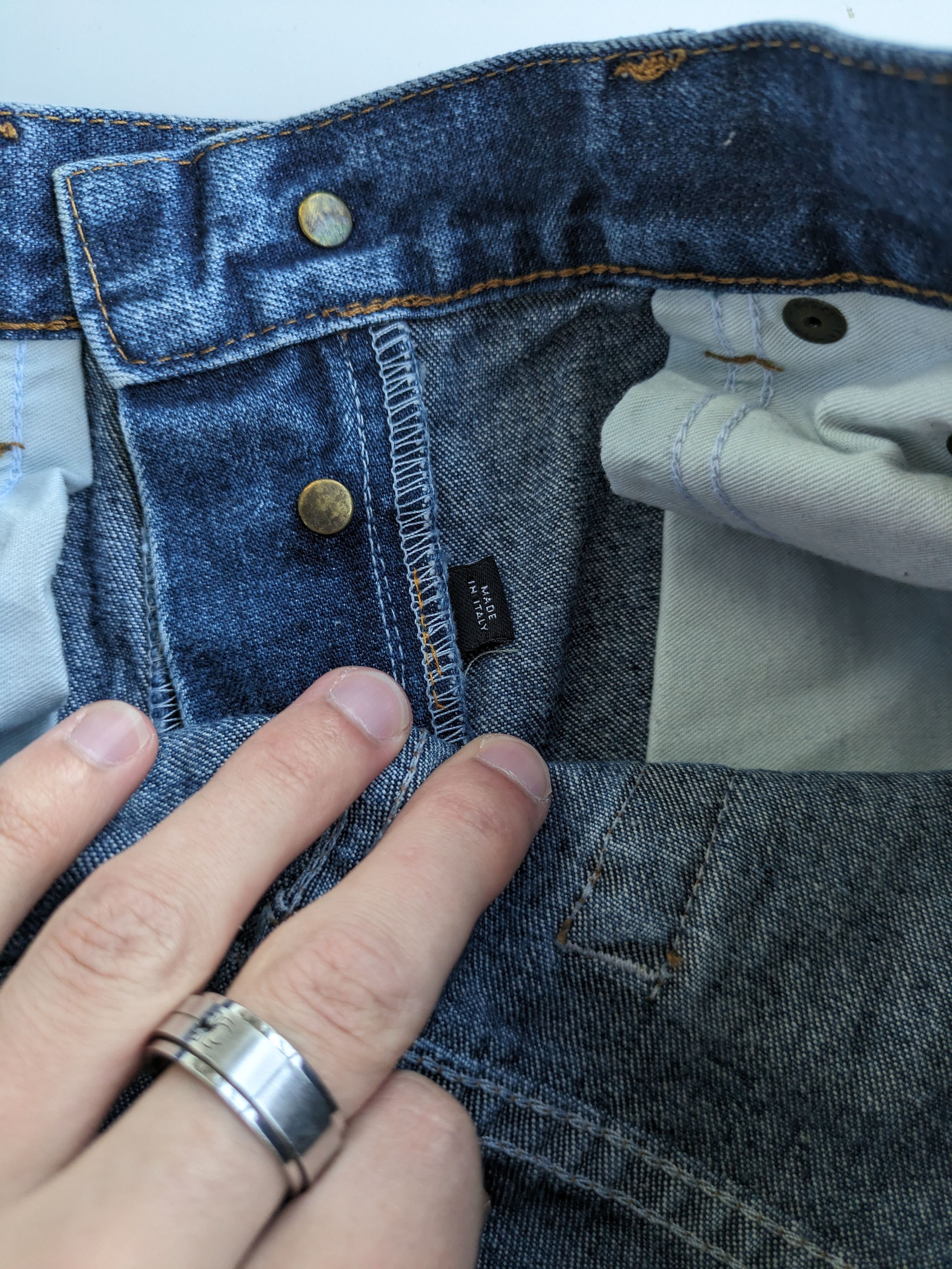 Dolce & Gabbana × Vintage Vintage D&G straight leg wide denim pants Size US 30 / EU 46 - 6 Thumbnail