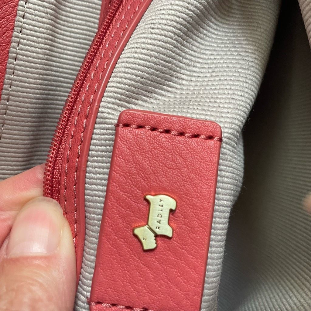 Other Radley London Pebble Leather Shoulder Bag Burnham Beeches Coral Pink Size ONE SIZE - 10 Thumbnail