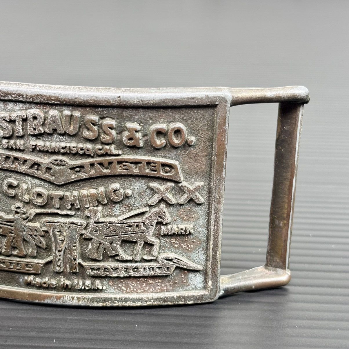 Levi's Vintage Levi Strauss & Co. Original Rivited Belt Buckle Size ONE SIZE - 6 Thumbnail
