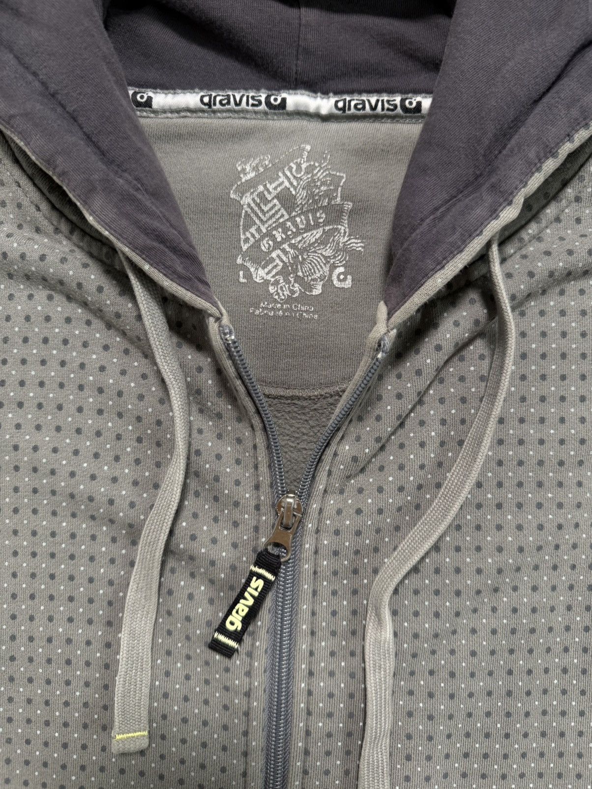 Gravis 🌀Gravis Dotted Zip Up Hoodie Size US L / EU 52-54 / 3 - 3 Thumbnail