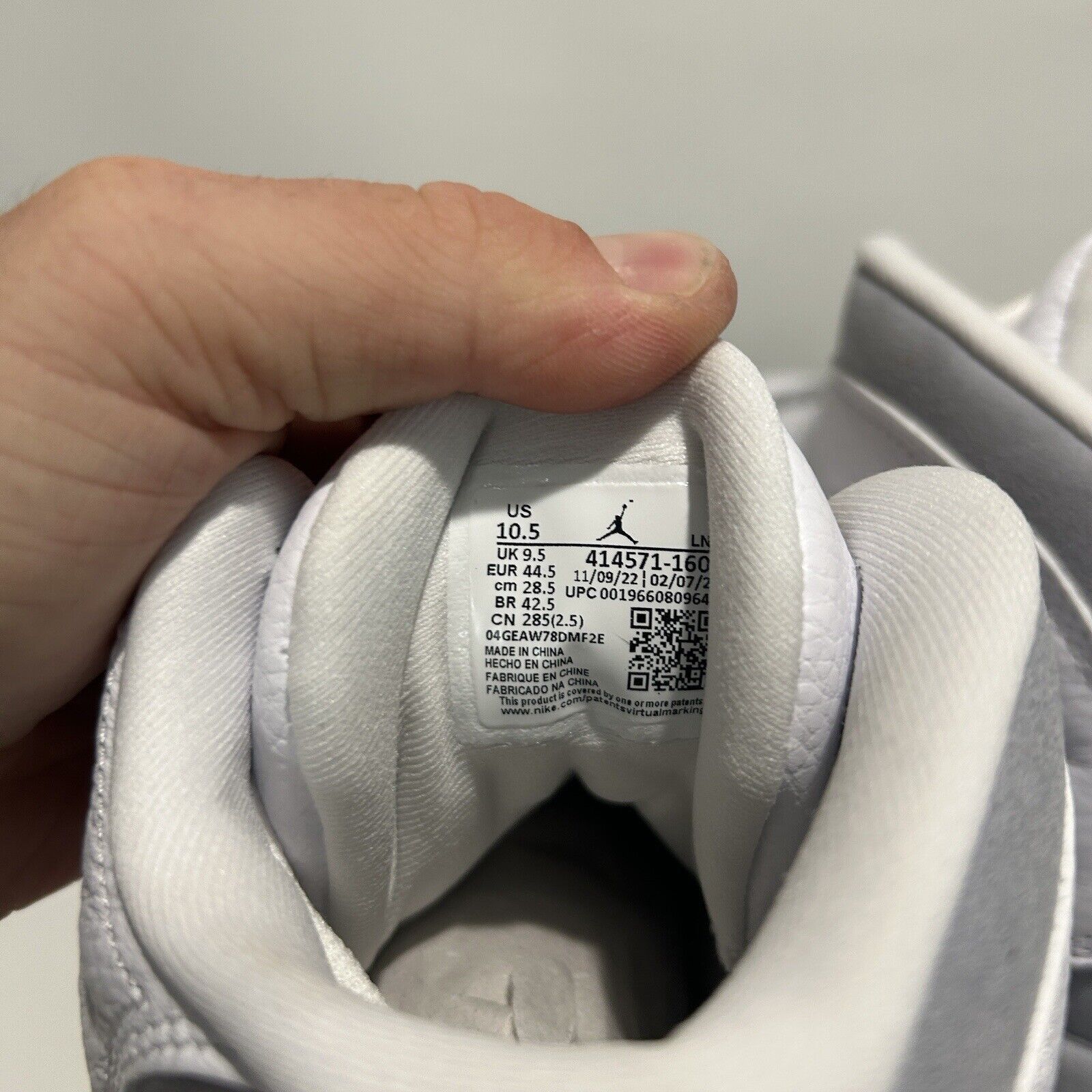 Nike Nike Shoes Air Jordan 13 Retro "Wolf Grey" 2024 Size US 10.5 / EU 43-44 - 6 Thumbnail