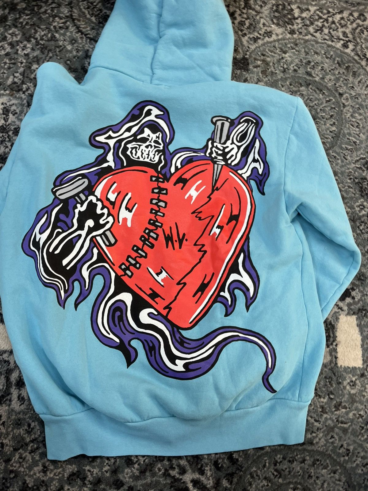 Warren Lotas Warren Lotas Broken Heart Reaper Hooded Sweatshirt Size US L / EU 52-54 / 3 - 2 Thumbnail
