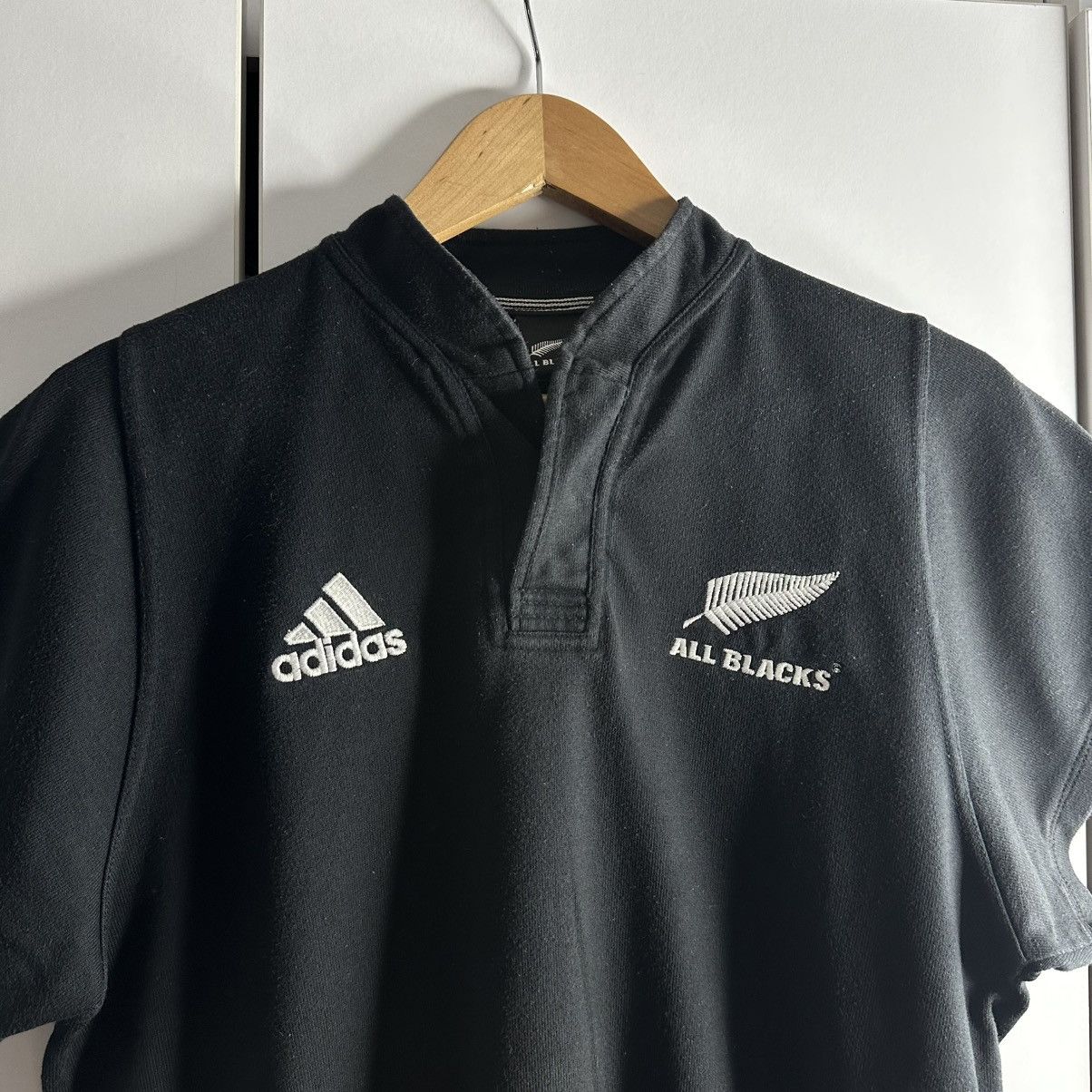 Adidas 2000s Adidas All Blacks Rugby Jersey Vintage rare Y2K Size US S / EU 44-46 / 1 - 2 Thumbnail