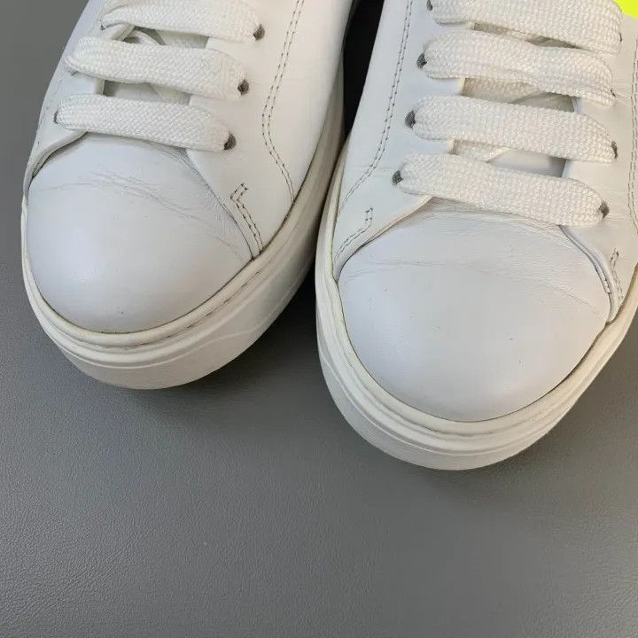 Louis Vuitton Louis Vuitton Time Out White Yellow Sneakers -2508 Size US 6 / IT 36 - 2 Thumbnail