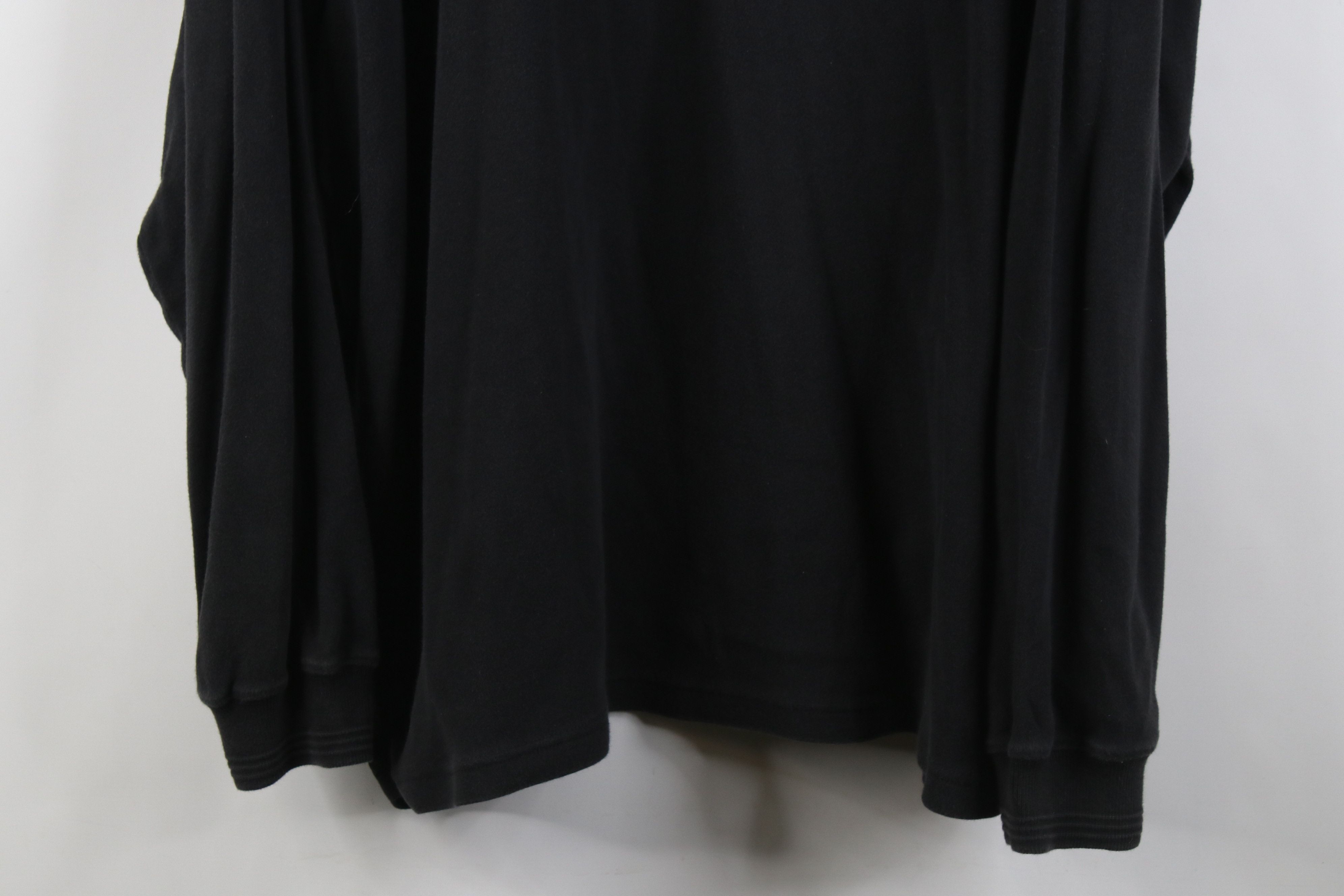 Vintage Vintage 90s Streetwear Long Sleeve Rugby Polo Shirt Black Size US XXL / EU 58 / 5 - 3 Thumbnail