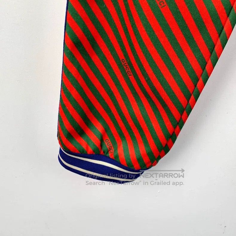 Gucci Gucci SizeXS Colour-blocked striped cotton casual trousers Size 42" / US 20 - 5 Thumbnail