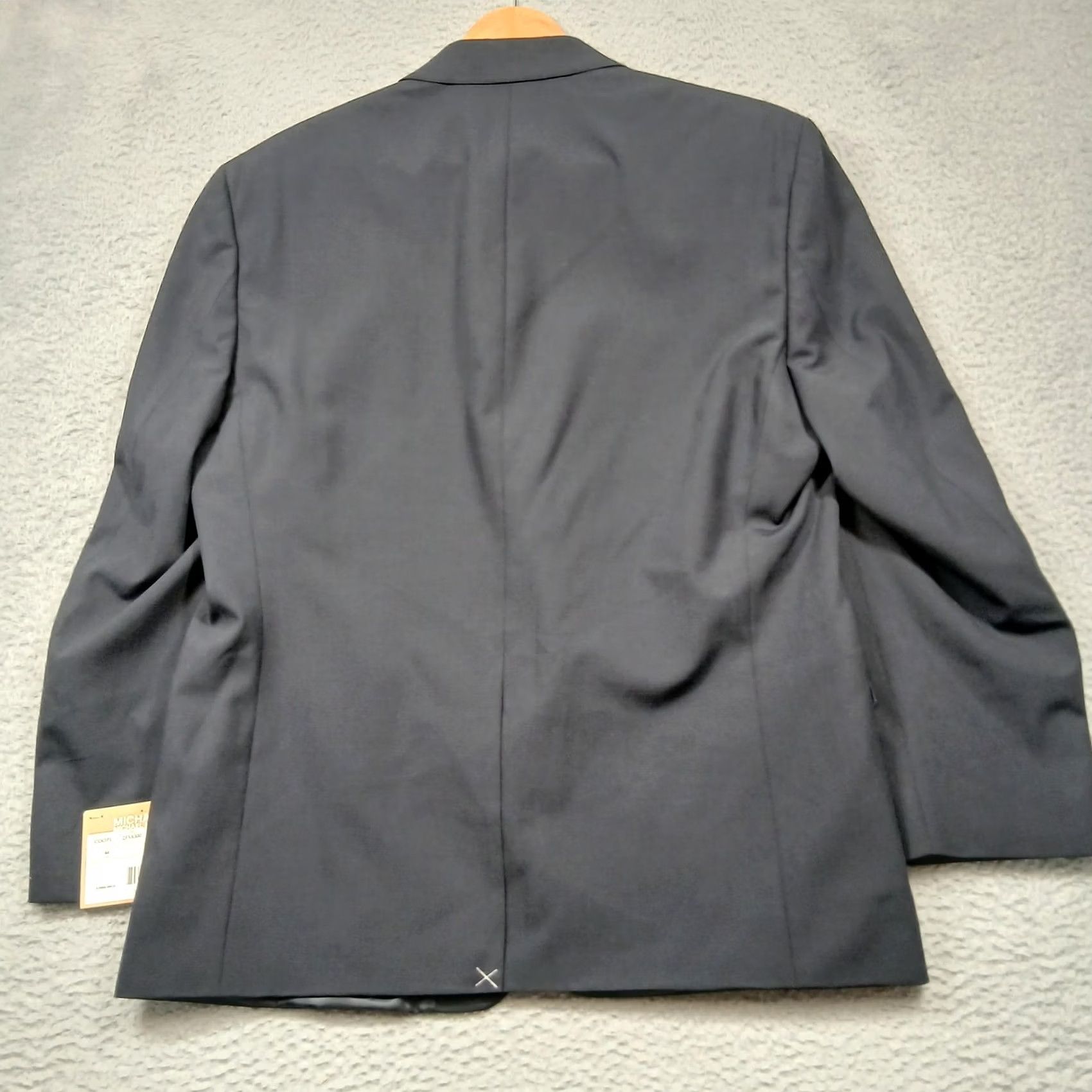 Michael Kors Michael Kors Sport Coat Mens 44 Short Navy Wool Blend Stretch Two-Button Notch Lapel Suit Jacket Coat Shirt Blazer Size US 44 / EU 60 - 2 Thumbnail