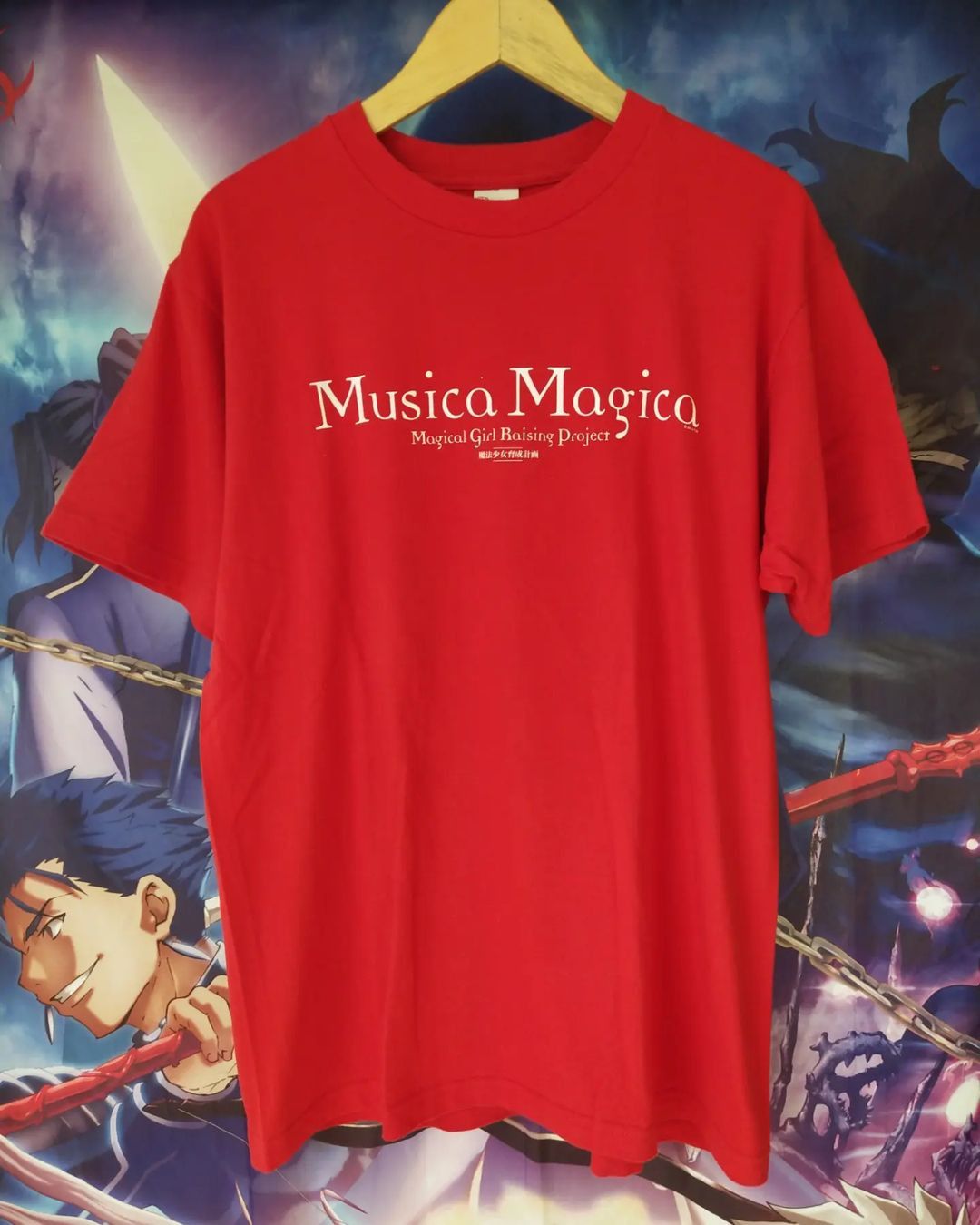 Anime × Japanese Brand Musica Magica Magical Girl Raising Project Big Print Tees Size US L / EU 52-54 / 3 - 5 Thumbnail