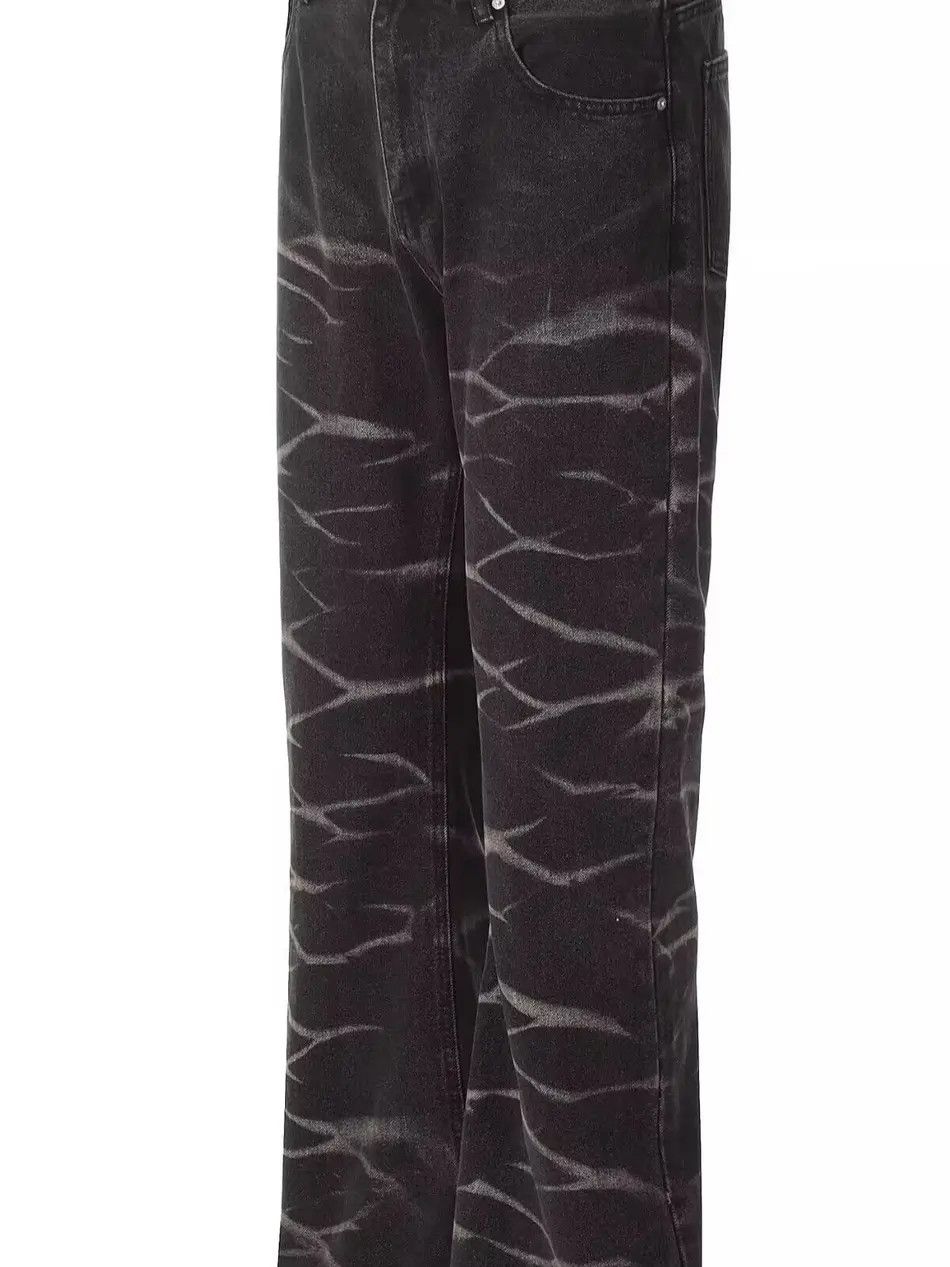Japanese Brand × Jean Retro straight leg high street wavy jeans Size US 32 / EU 48 - 2 Thumbnail