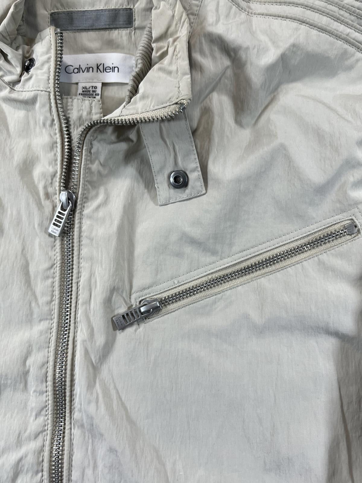 Calvin Klein Calvin Klein Men's Light Beige Zip-Up Jacket XL Size US XL / EU 56 / 4 - 3 Thumbnail