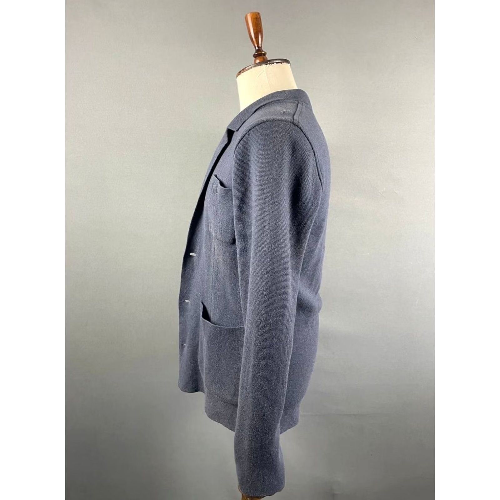 Fred Perry Fred Perry Mens Knit Blazer Coat Size 36 Blue Cotton Long Sleeve Multi-Pockets Size US M / EU 48-50 / 2 - 7 Thumbnail