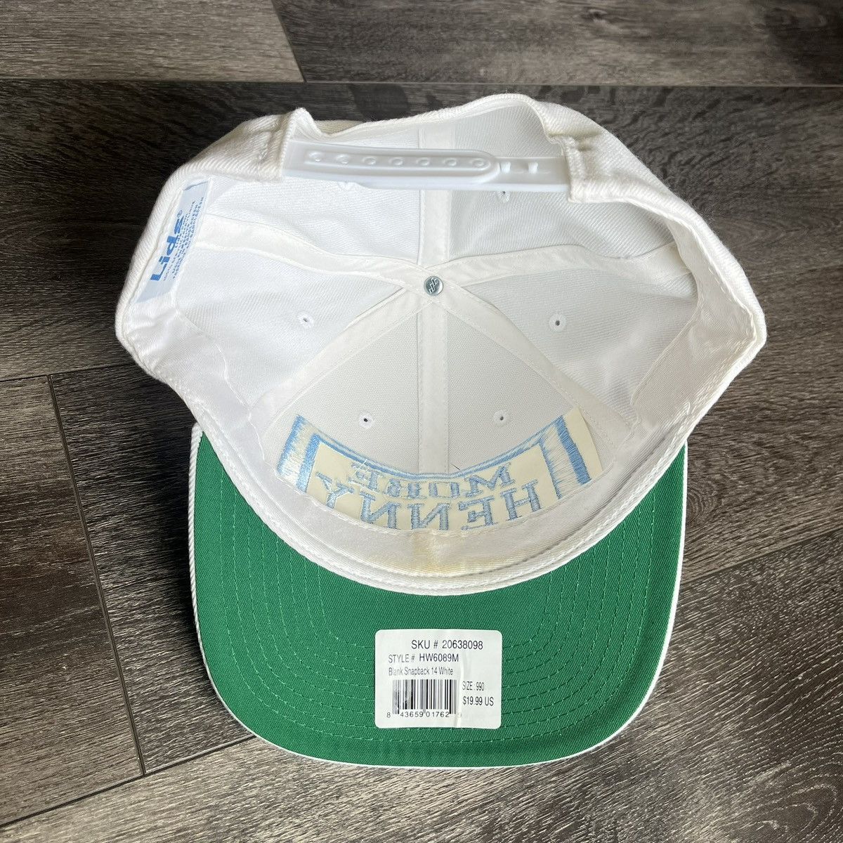 Lids Vintage Lids More Henny Embroidered Box Logo Snapback Hat Size ONE SIZE - 4 Thumbnail