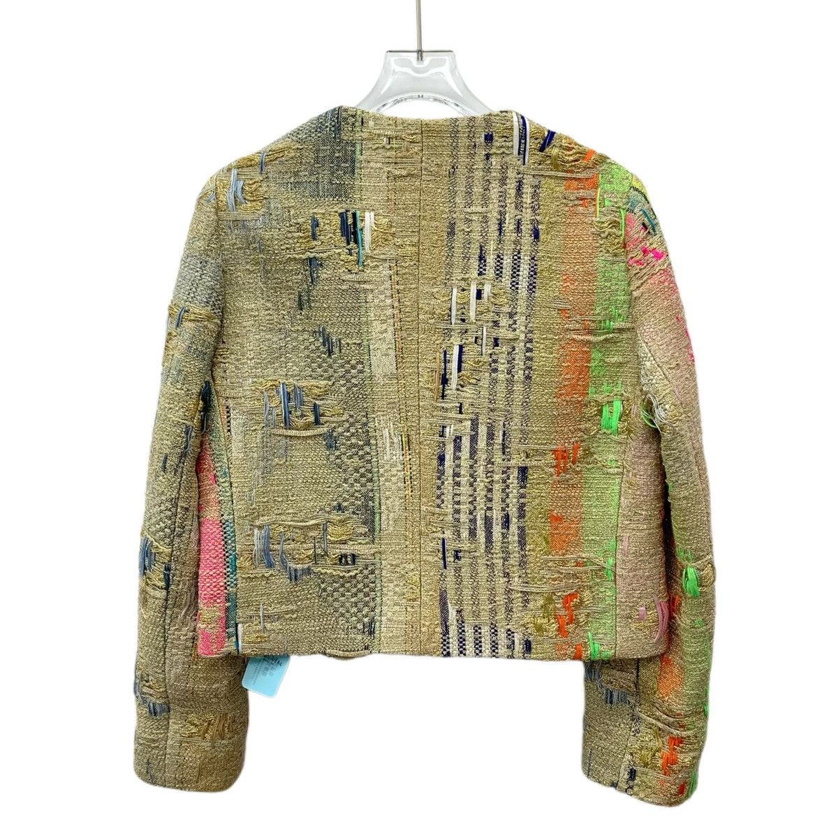 MSGM MSGM Yellow Vintage Woven Tweed Chanel-style Set Top K26WX Size M / US 6-8 / IT 42-44 - 3 Thumbnail