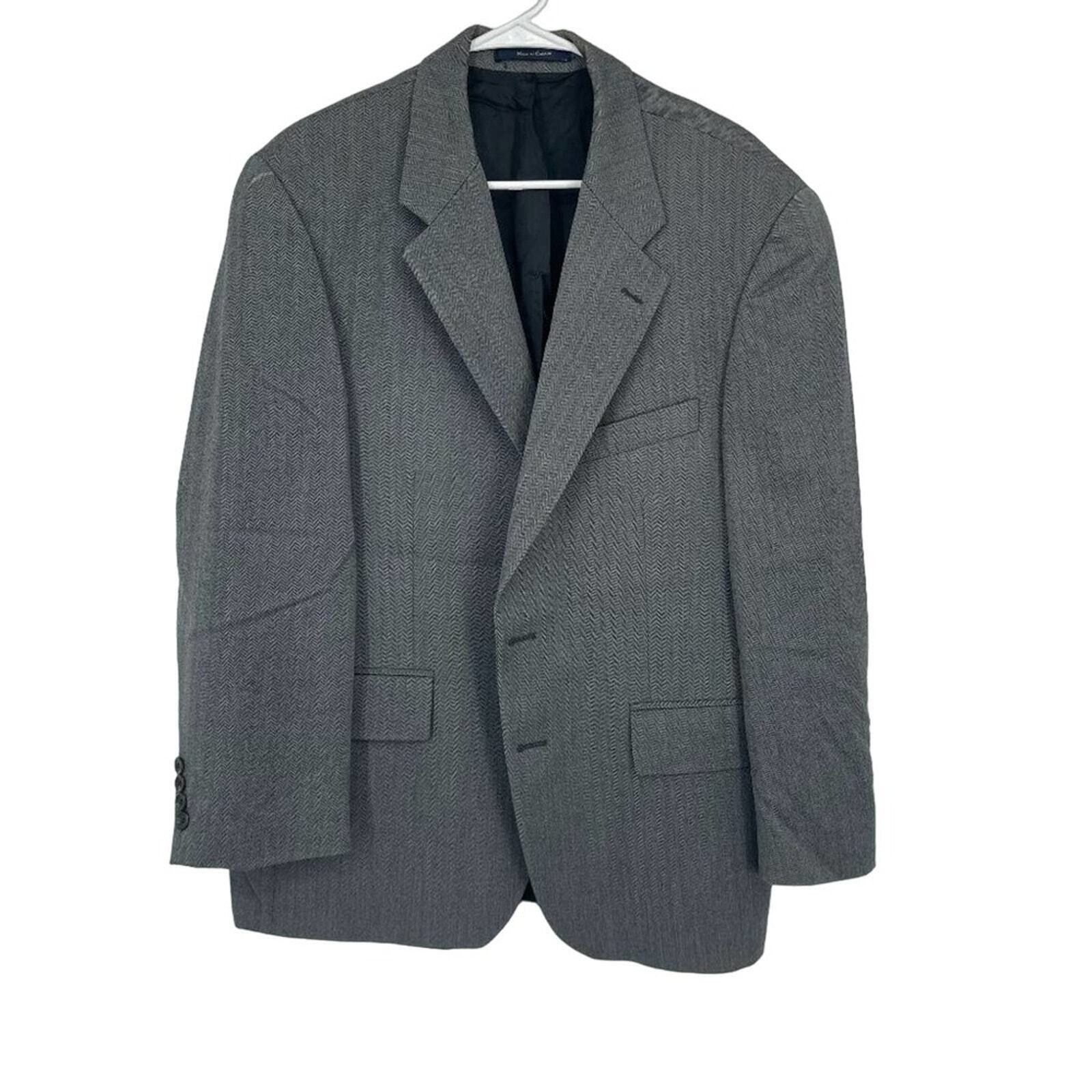 Chaps Chaps/Ralph Lauren Wool Blend Grey Suit Jacket Size 42S Size 42S - 1 Thumbnail