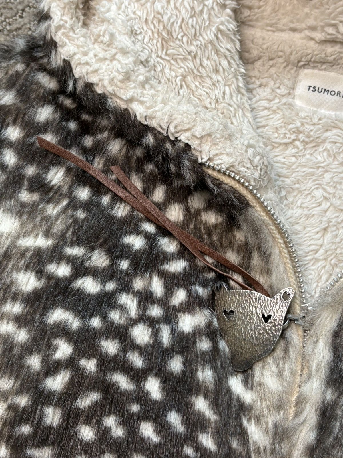 TSUMORI CHISATO faux fur jacket