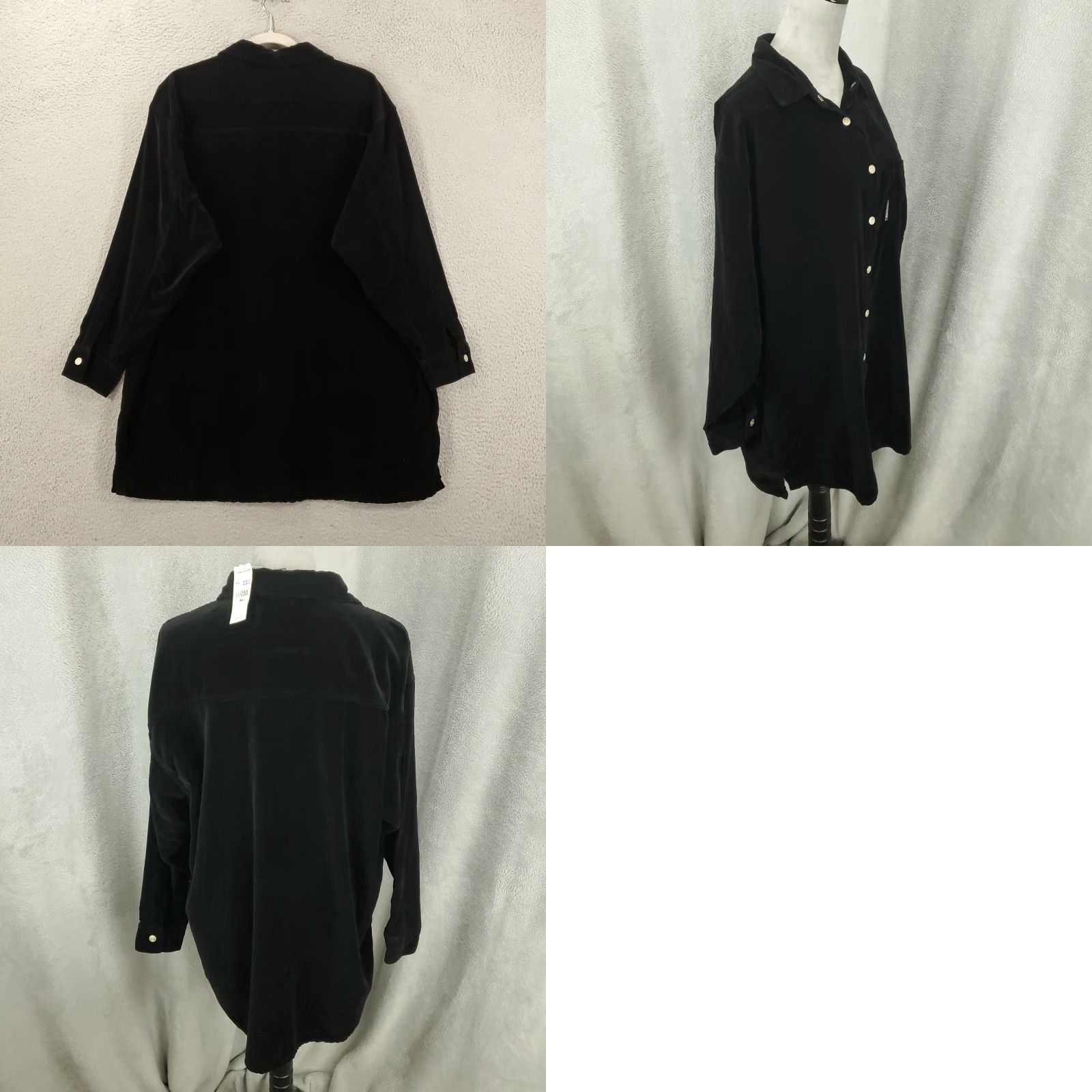 Vintage VINTAGE Warner Bros. Velour Button-Up Shirt XL Black Tweety Bird NWT NOS Womens Size XL / US 12-14 / IT 48-50 - 8 Thumbnail