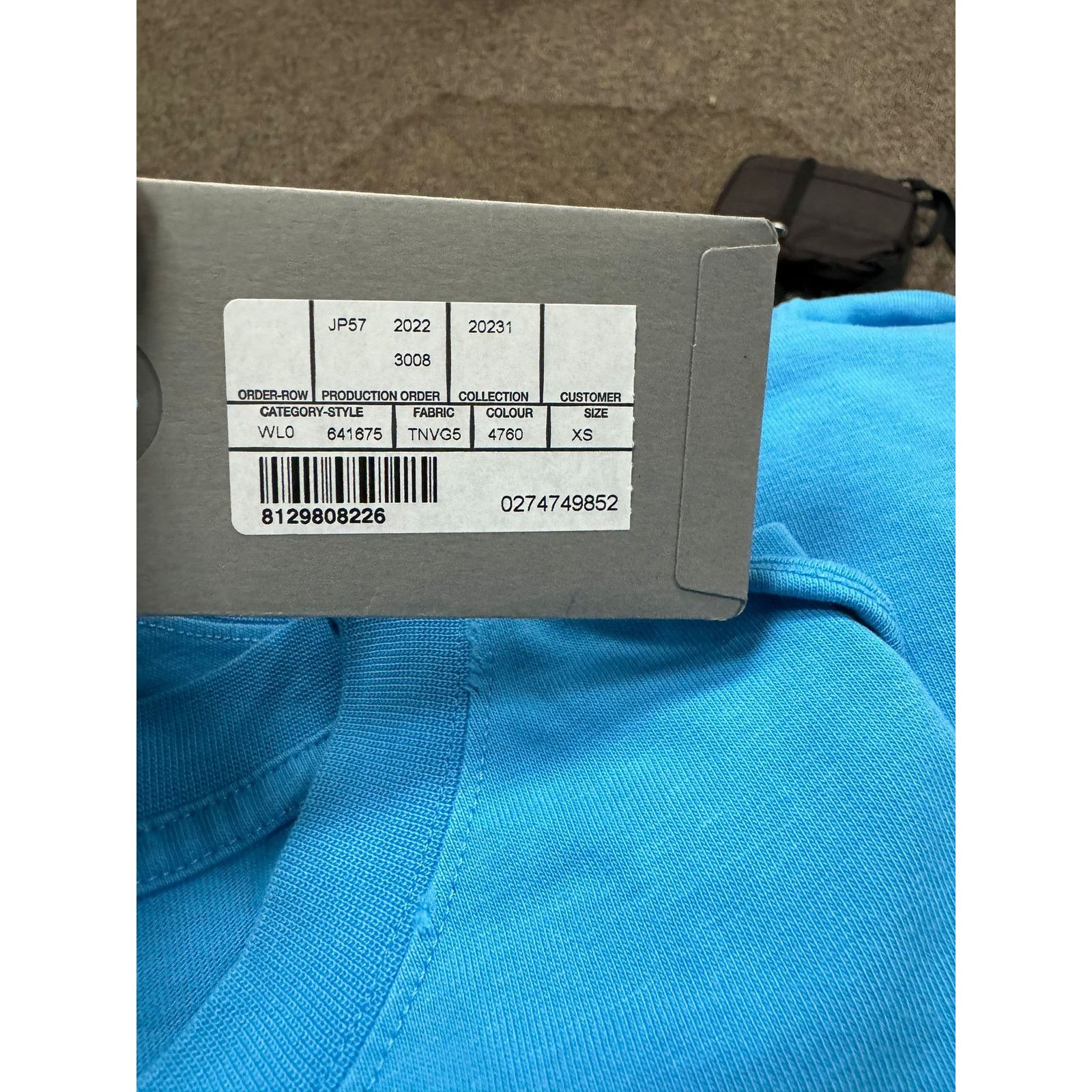 Balenciaga o1rshd1 Political Logo Large Fit T-Shirt in Azure/White/Red Size US XS / EU 42 / 0 - 18 Thumbnail