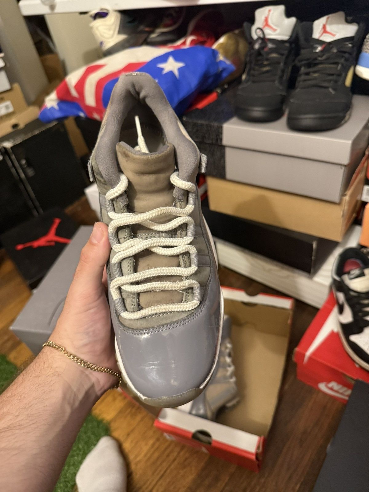 Jordan Brand Jordan retro 11 low cool grey beater Size US 8.5 / EU 41-42 - 6 Thumbnail
