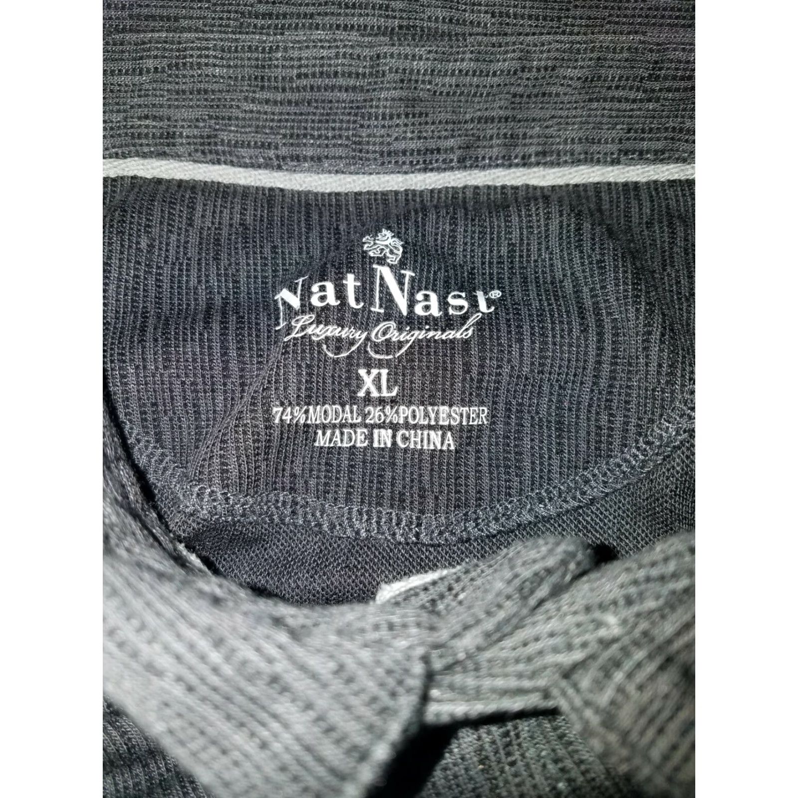 Nat Nast Nat Nast Luxury Originals Golf Polo Mens XL Black Casual Golf Shirt Size US XL / EU 56 / 4 - 5 Thumbnail