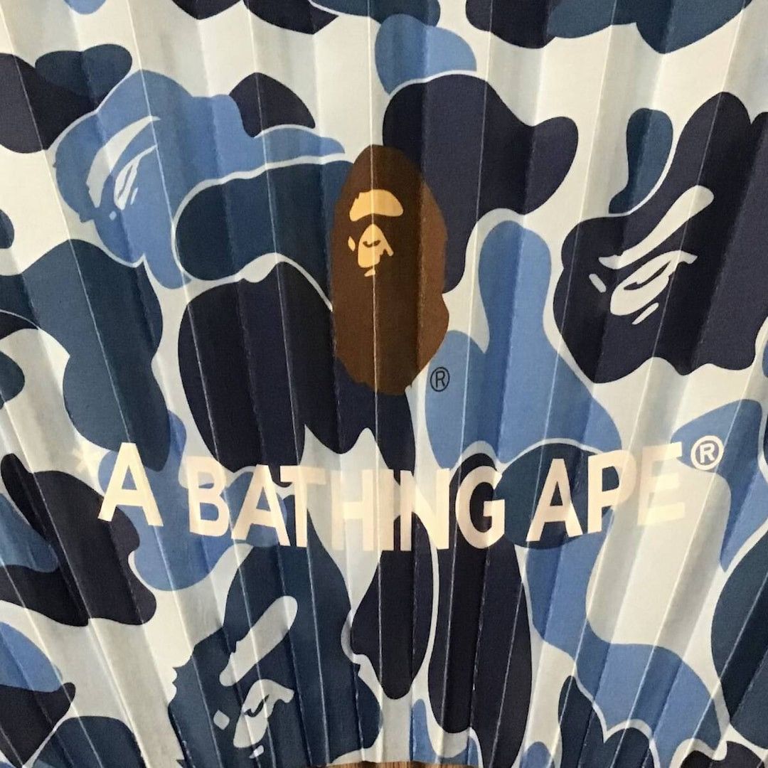 Bape BAPE ABC camo Blue folding fan a bathing ape Size ONE SIZE - 3 Thumbnail